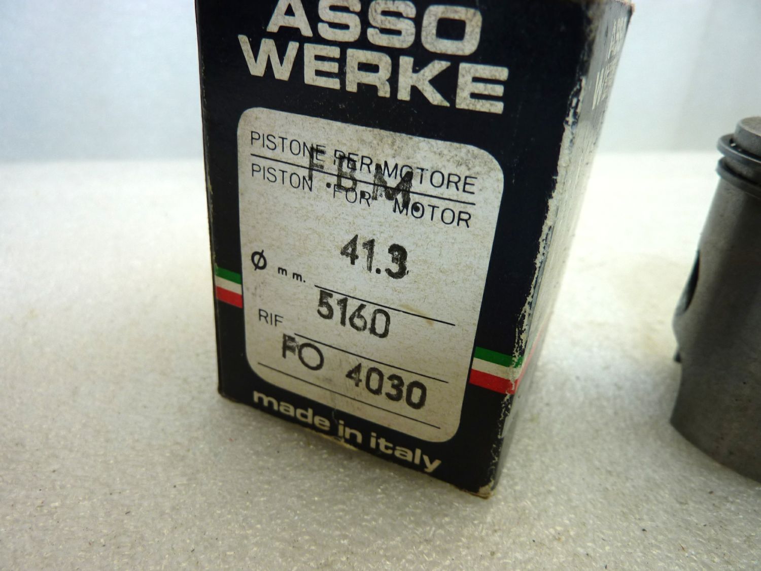 Pistone FBM Asso Werke diametro 41,3 cod FO 4030 NUOVO Fondo di magazzino, VEDI FOTO, LEGGI DESCRIZIONE - immagine 2