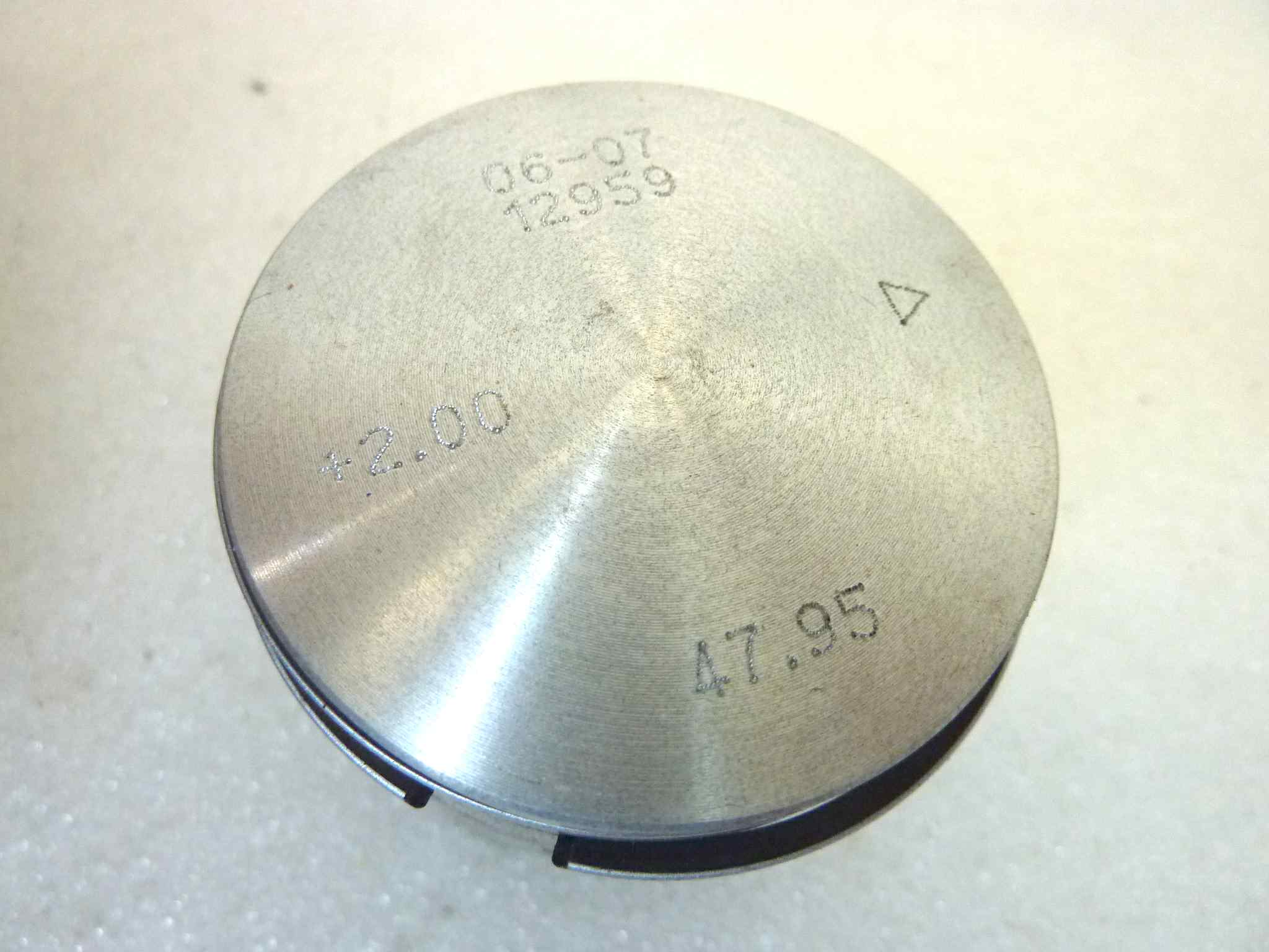 Pistone Minarelli trasf. Yamaha Vertex diametro 48 cod 22372200 manca spinotto NUOVO Fondo di magazzino, VEDI FOTO, LEGGI DESCRIZIONE - immagine 7