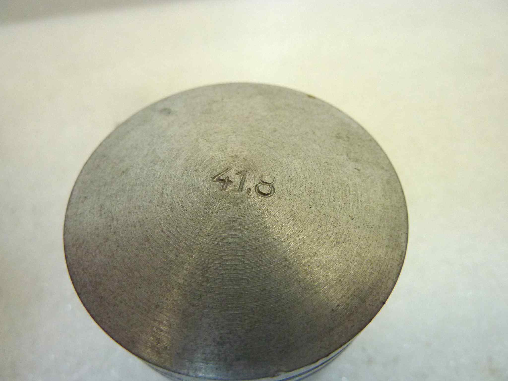 Pistone Motom Asso Werke diametro 41,8 cod 3112 no seeger no spinotto manca una fascia NUOVO Fondo di magazzino, VEDI FOTO, LEGGI DESCRIZIONE - immagine 7