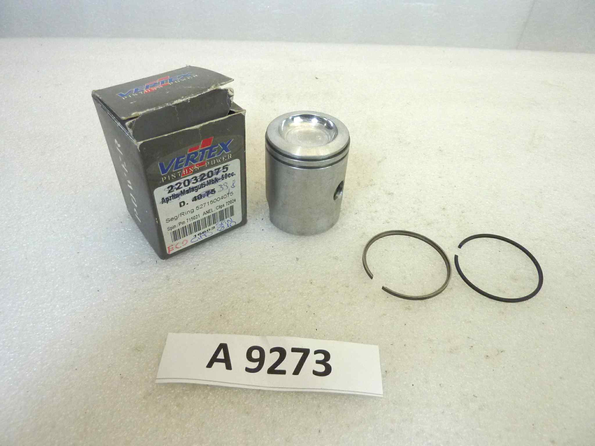 Pistone Ciao Piaggio Vertex diametro 39,8 (spin 10) no seeger no spinotto cod 1980 NUOVO Fondo di magazzino, VEDI FOTO, LEGGI DESCRIZIONE