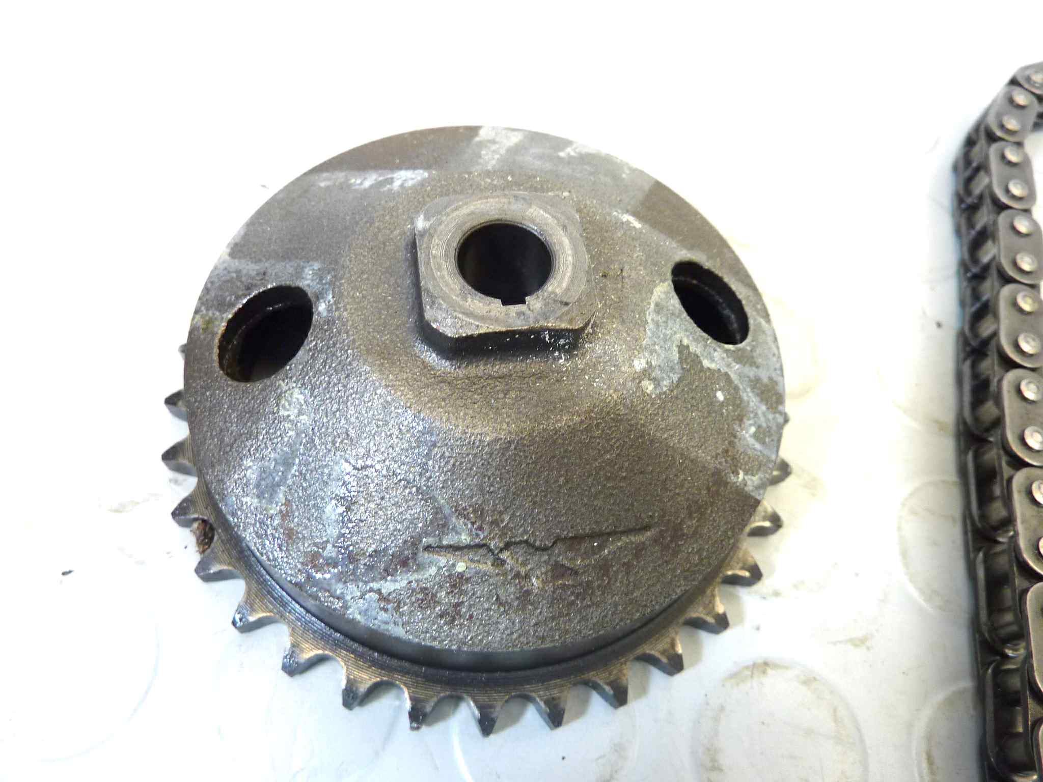 Kit ingranaggi distribuzione Guzzi V35 V50 V65 catena singola - immagine 4
