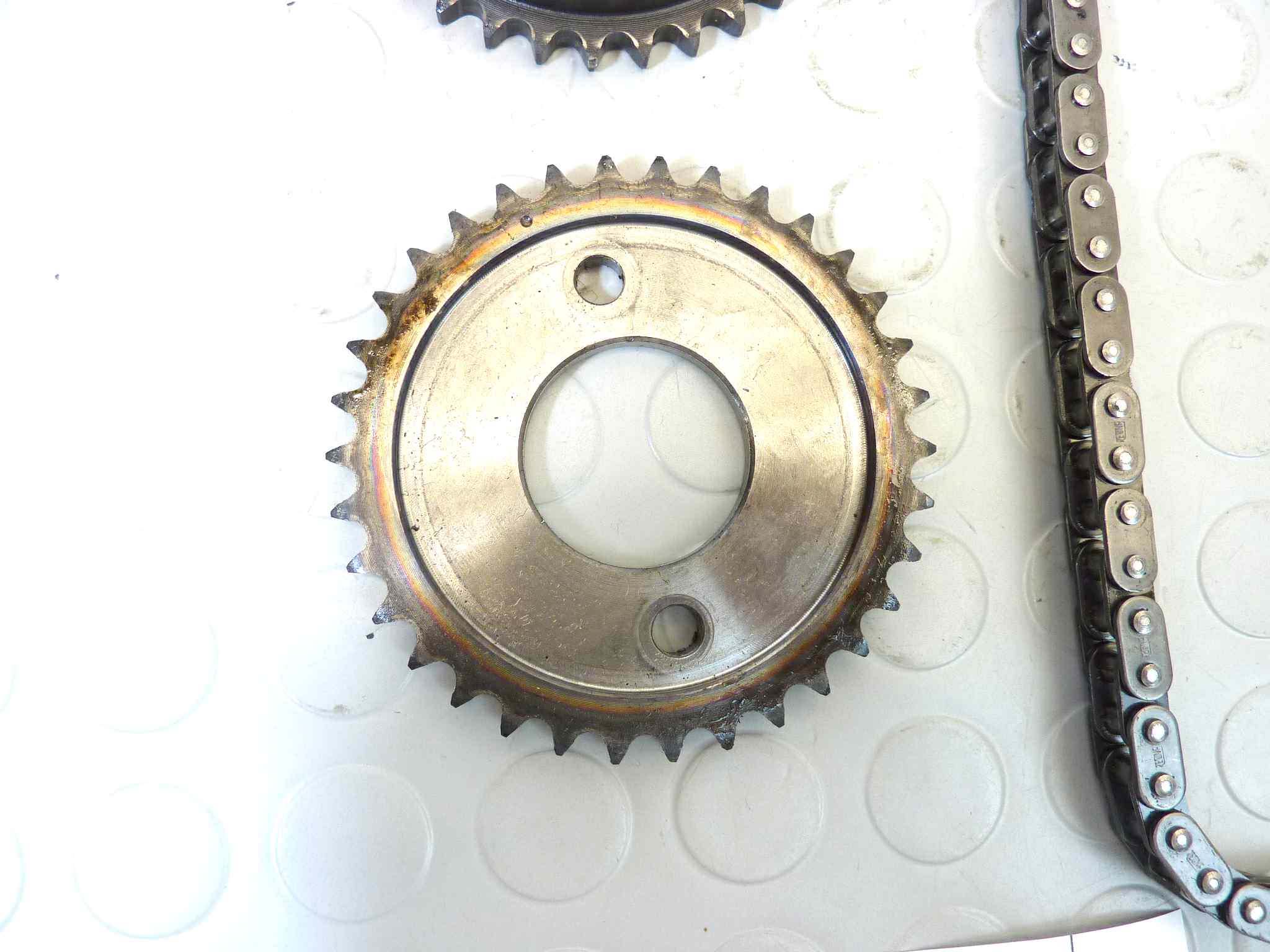 Kit ingranaggi distribuzione Guzzi V35 V50 V65 catena singola - immagine 5