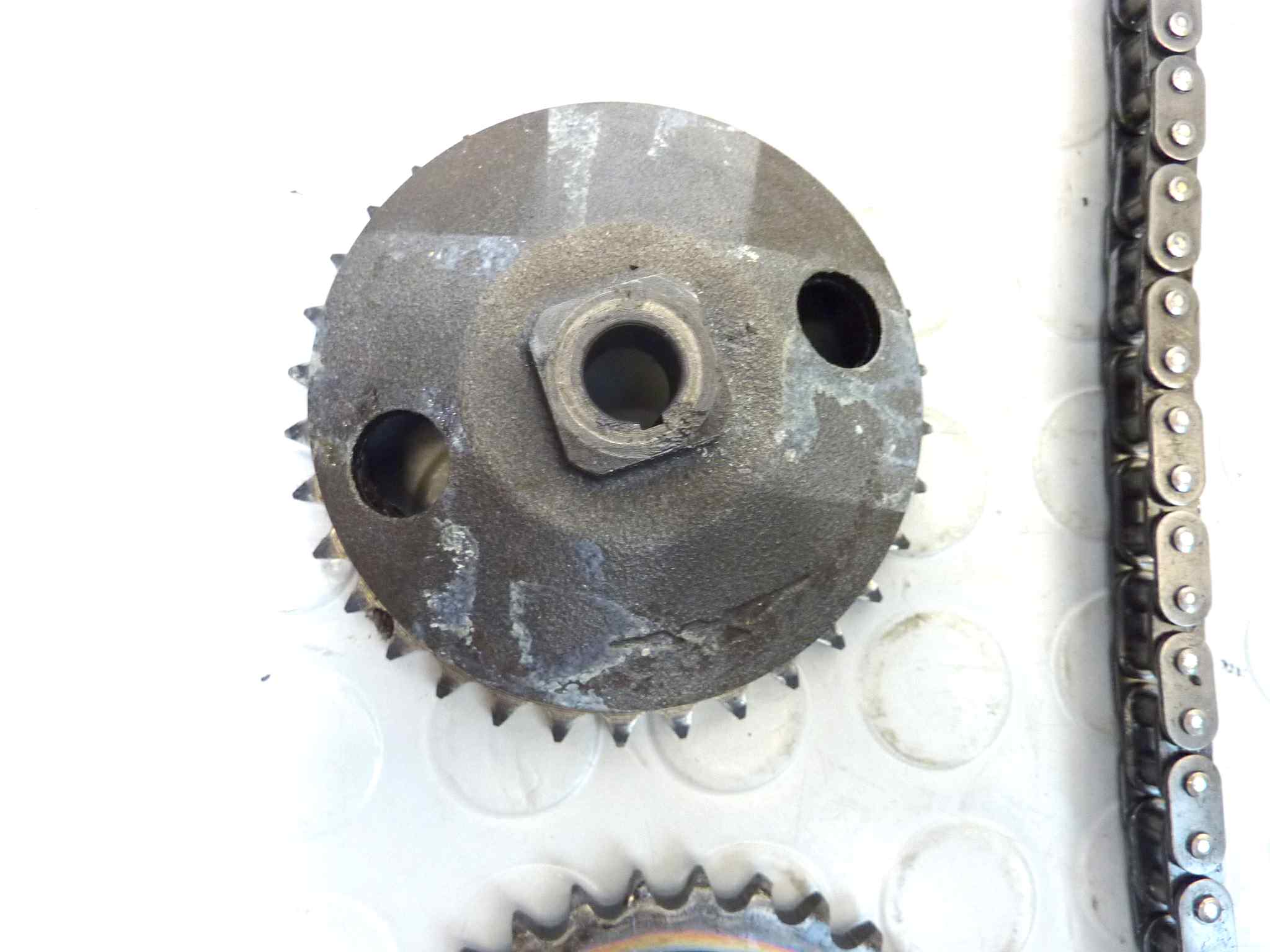 Kit ingranaggi distribuzione Guzzi V35 V50 V65 catena singola - immagine 6