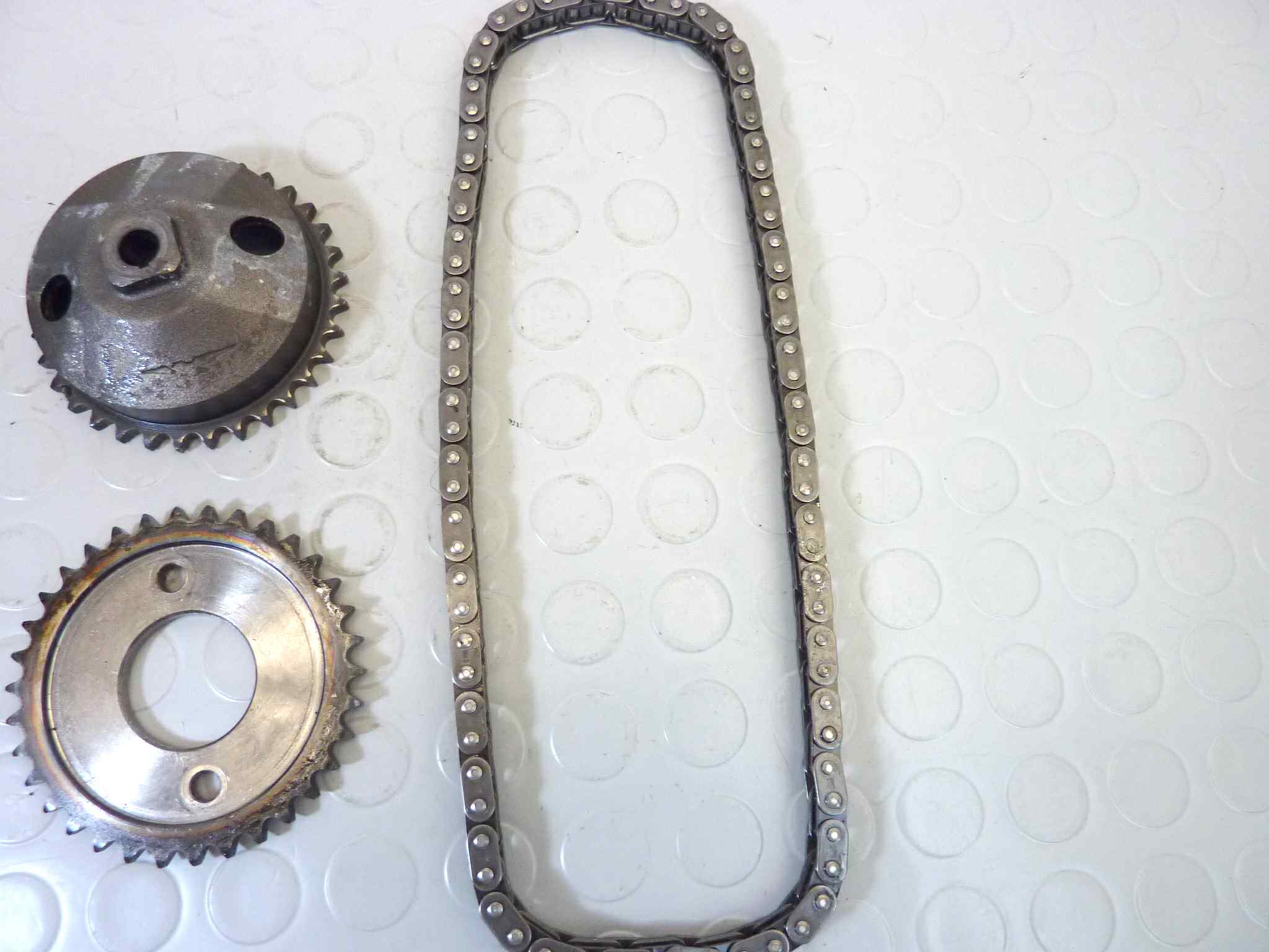 Kit ingranaggi distribuzione Guzzi V35 V50 V65 catena singola - immagine 8