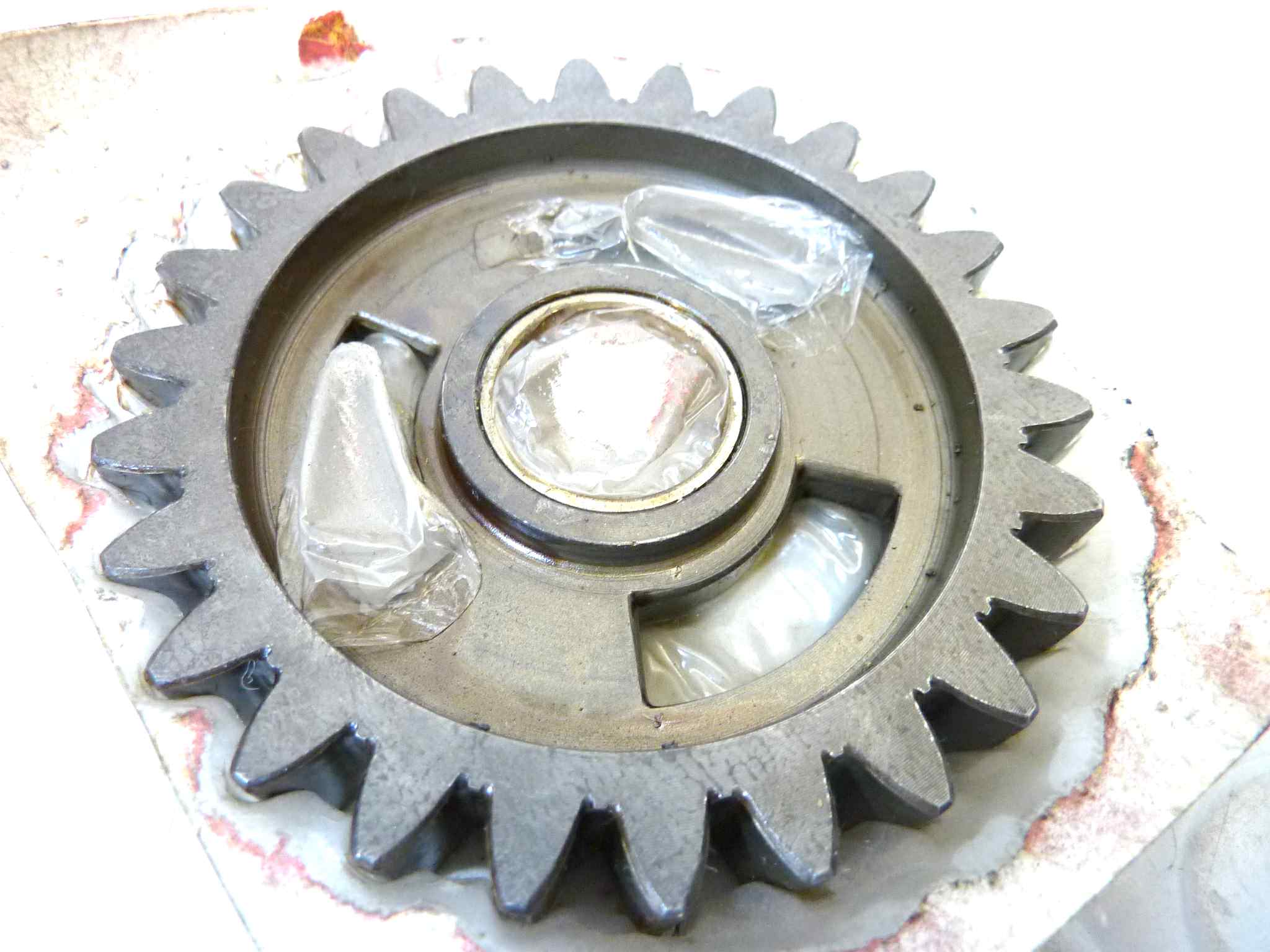Ingranaggio prima marcia Guzzi 65GT V65 Florida PA cambio cod 19214063 NUOVO fondo di magazzino, LEGGI DESCRIZIONE - immagine 2