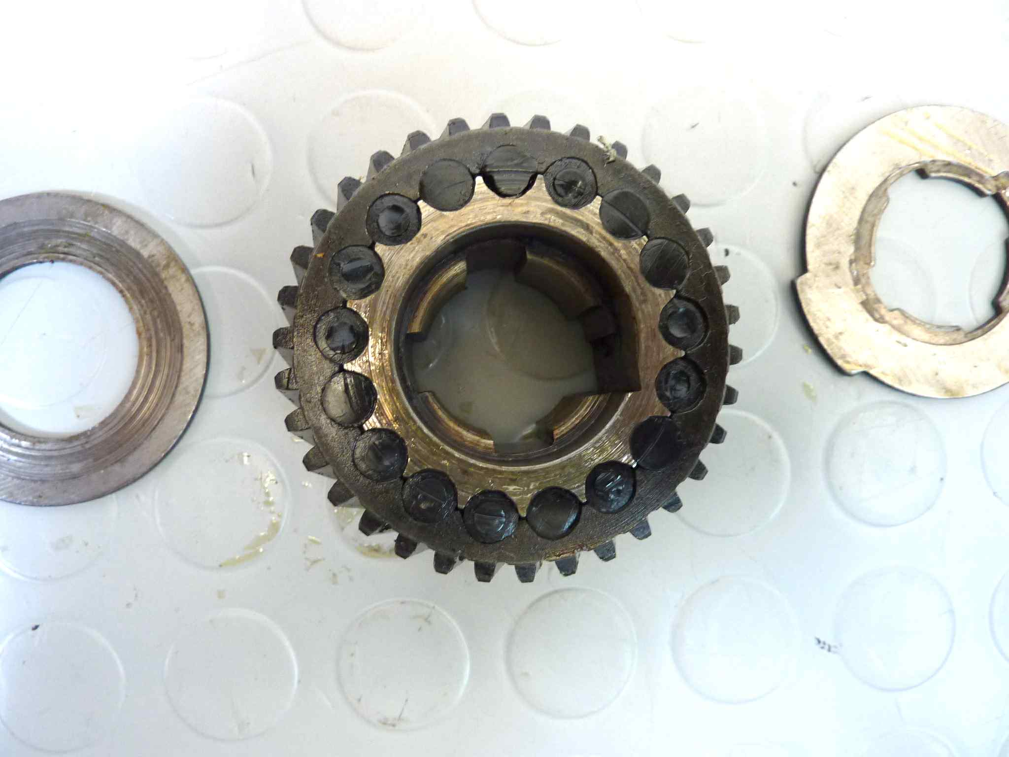 Pignone elastico albero motore Guzzi Lodola 235 cod 32070200 - immagine 8