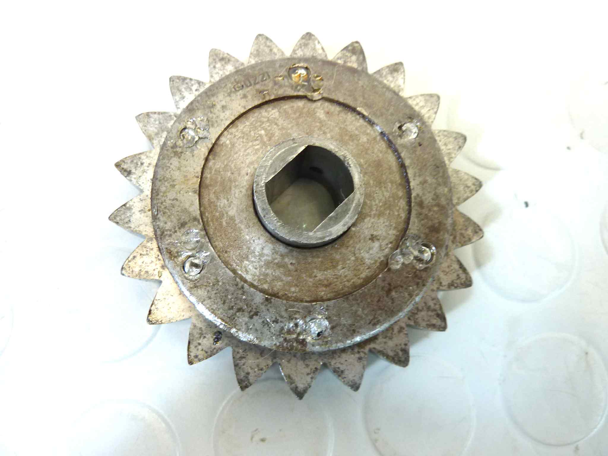 Ingranaggio a scatto messa in moto Guzzi Galletto 160 175 192 - immagine 3
