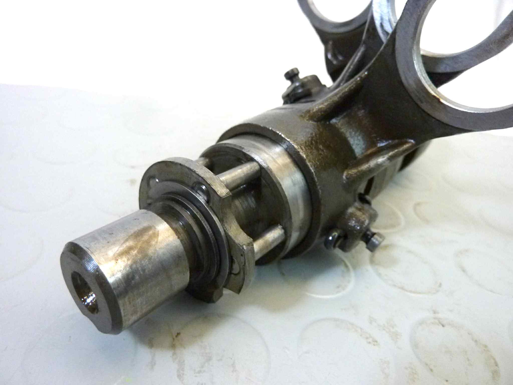 Tamburo scanalato Guzzi V35 V50 prima serie con forcellini cod 19234400 NUOVO fondo di magazzino, LEGGI DESCRIZIONE - immagine 4