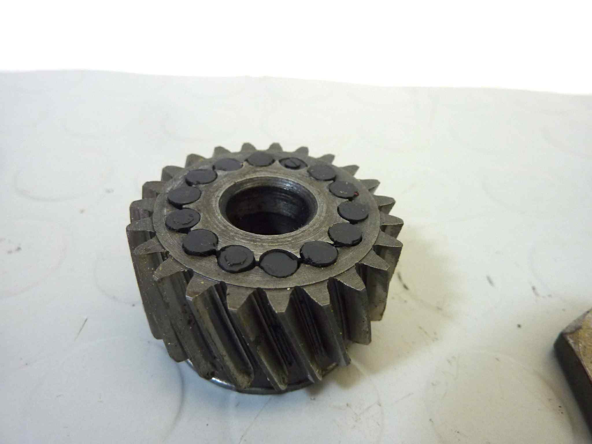 Ingranaggio albero motore Guzzi Cardellino 83 pignone elastico NUOVO fondo di magazzino, LEGGI DESCRIZIONE - immagine 7