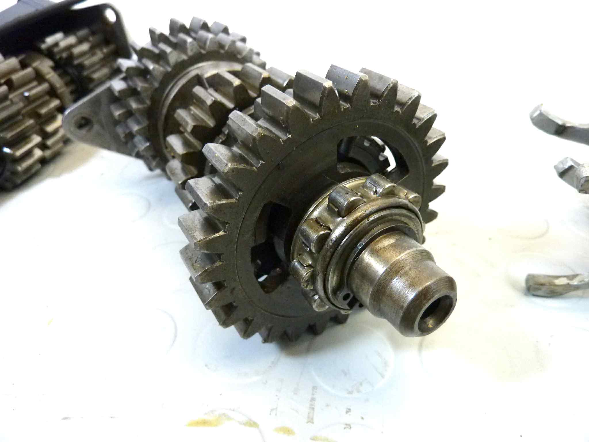 Cambio completo Guzzi V65 Florida con ingranaggio quarta marcia da sostituire - immagine 10