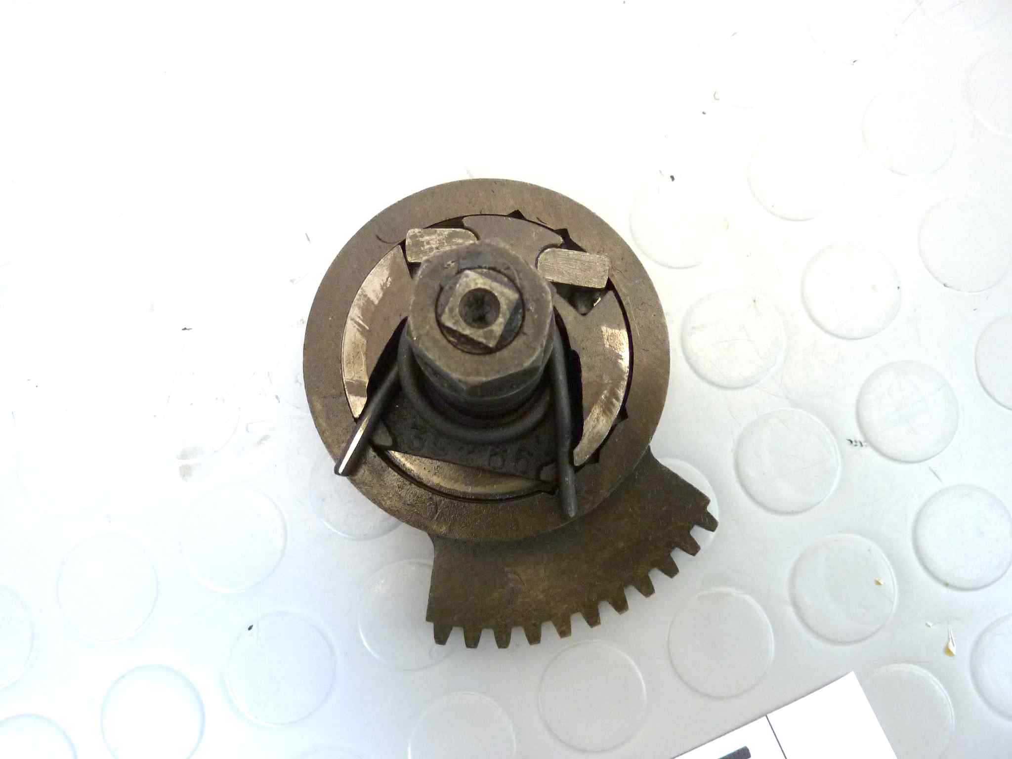 Albero selettore cambio Moto Guzzi Galletto 192 cod 39266 38236400 - immagine 4