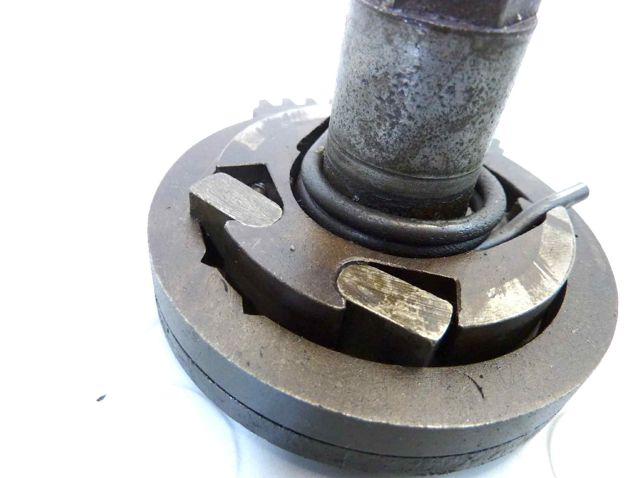 Albero selettore cambio Moto Guzzi Galletto 192 cod 39266 38236400 - immagine 9