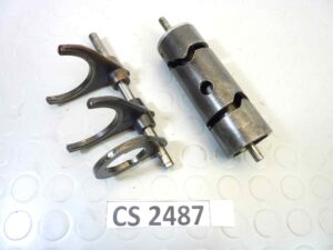 Tamburo scanalato Guzzi V7 700 con forcellini albero e asta piastra con camma