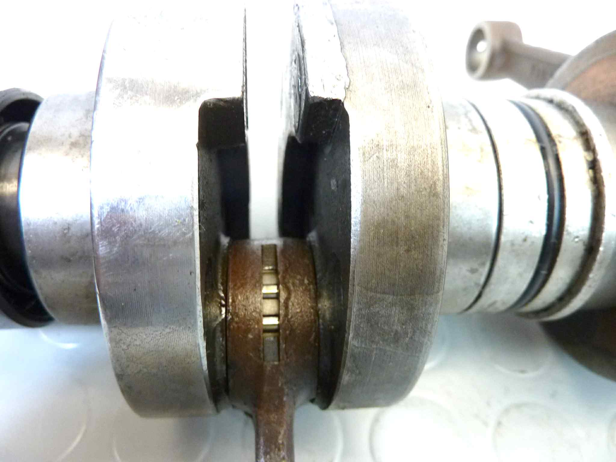 Albero motore con bielle Benelli Guzzi MotoBi 125 250 2C - immagine 12
