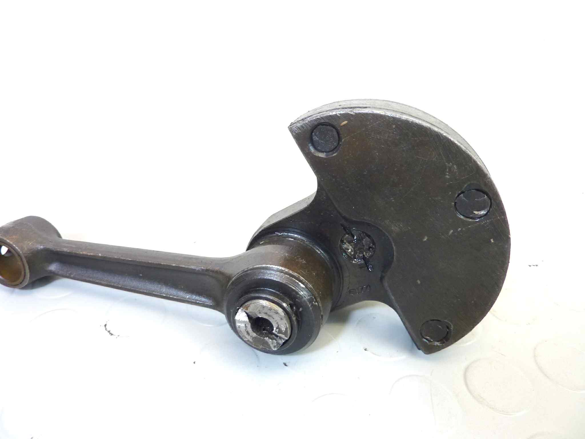 Albero motore con biella Guzzi Galletto 192 cod 26064201 - immagine 3