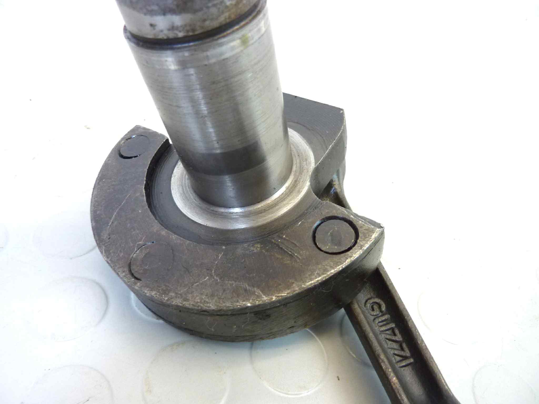 Albero motore con biella Guzzi Galletto 192 cod 26064201 - immagine 7