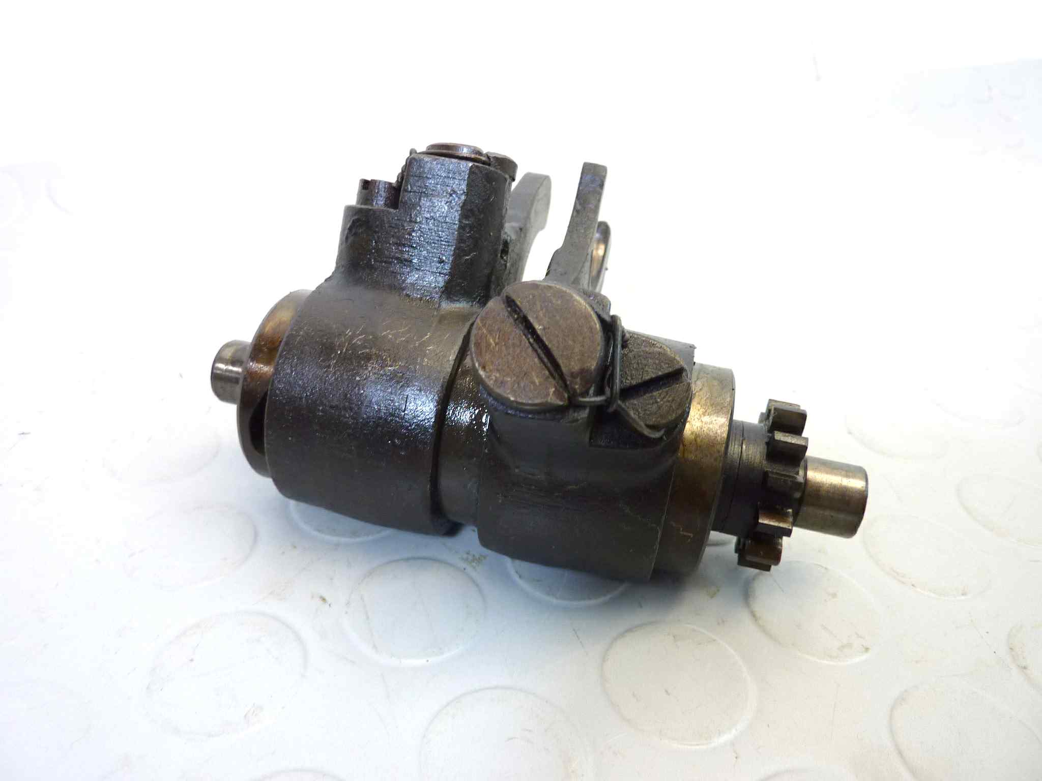 Tamburo scanalato con forcellini Moto Guzzi Galletto 192 - immagine 4