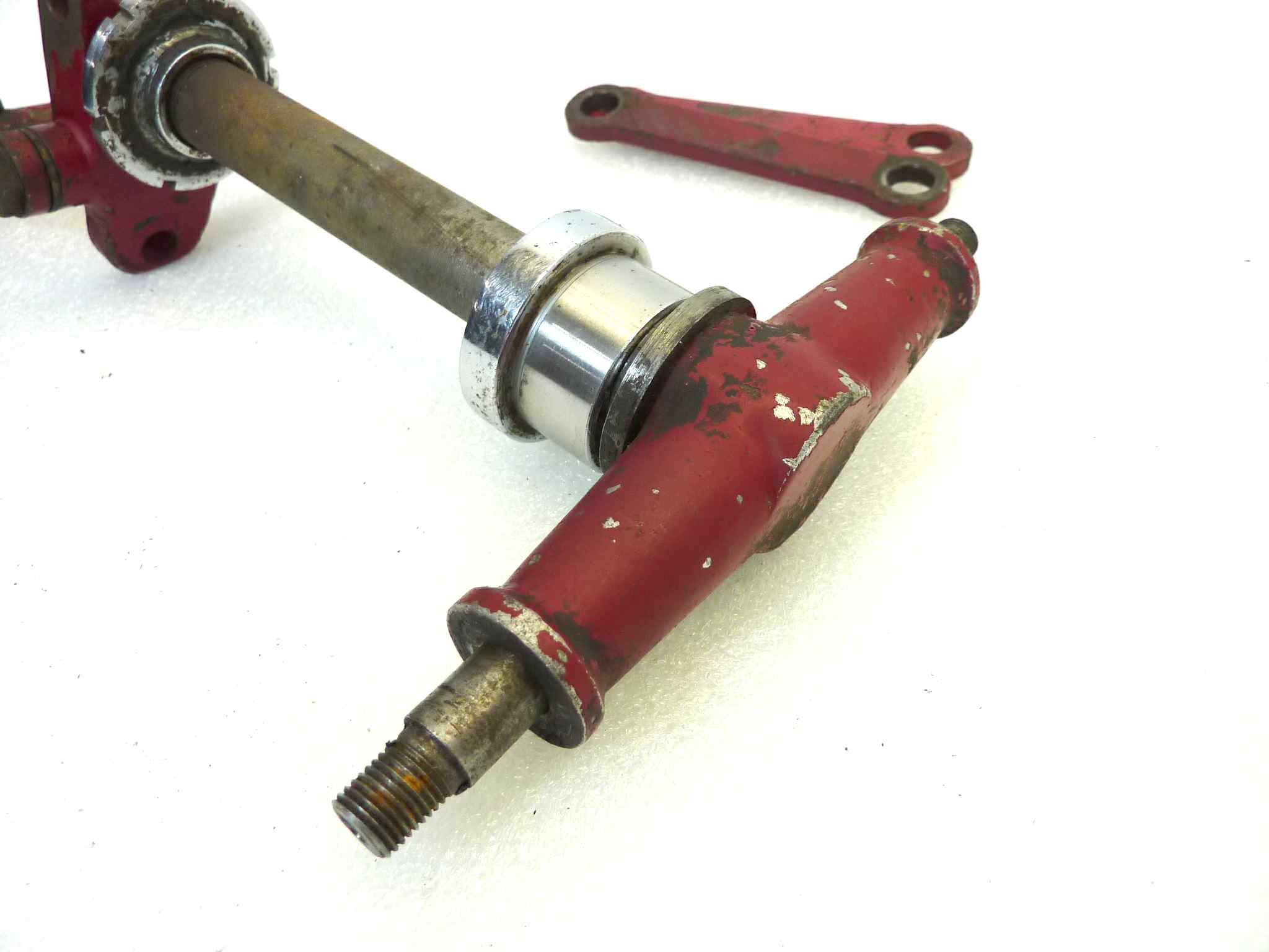 Canotto forcella con forcellino superiore e biscottini Guzzi Guzzino anteriore sterzo - immagine 7