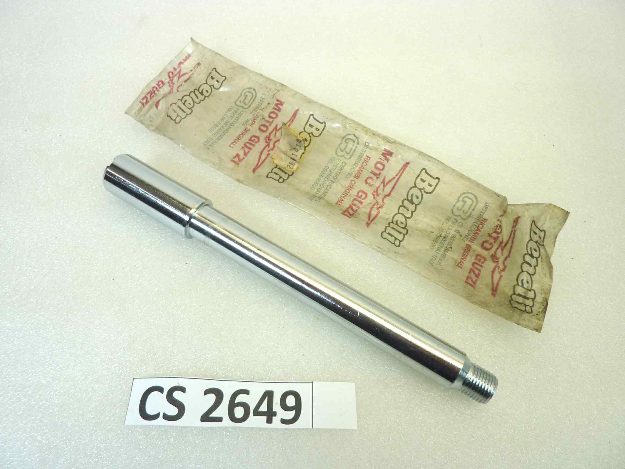 Perno ruota anteriore Guzzi V35 carabinieri V50 polizia V65 Lario polizia V75 PA 750 Xpa 850 TS cod 21614100 NUOVO fondo di magazzino, LEGGI DESCRIZIONE