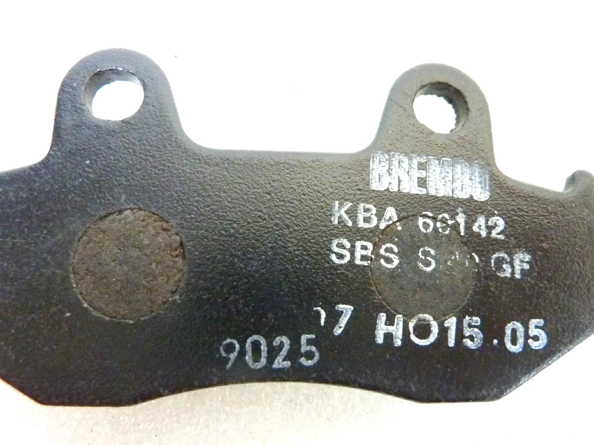 Pastiglie freno Brembo KBA 60142 SBS S 40 GF 9025 H015 05 NUOVO fondo di magazzino, LEGGI DESCRIZIONE - immagine 5