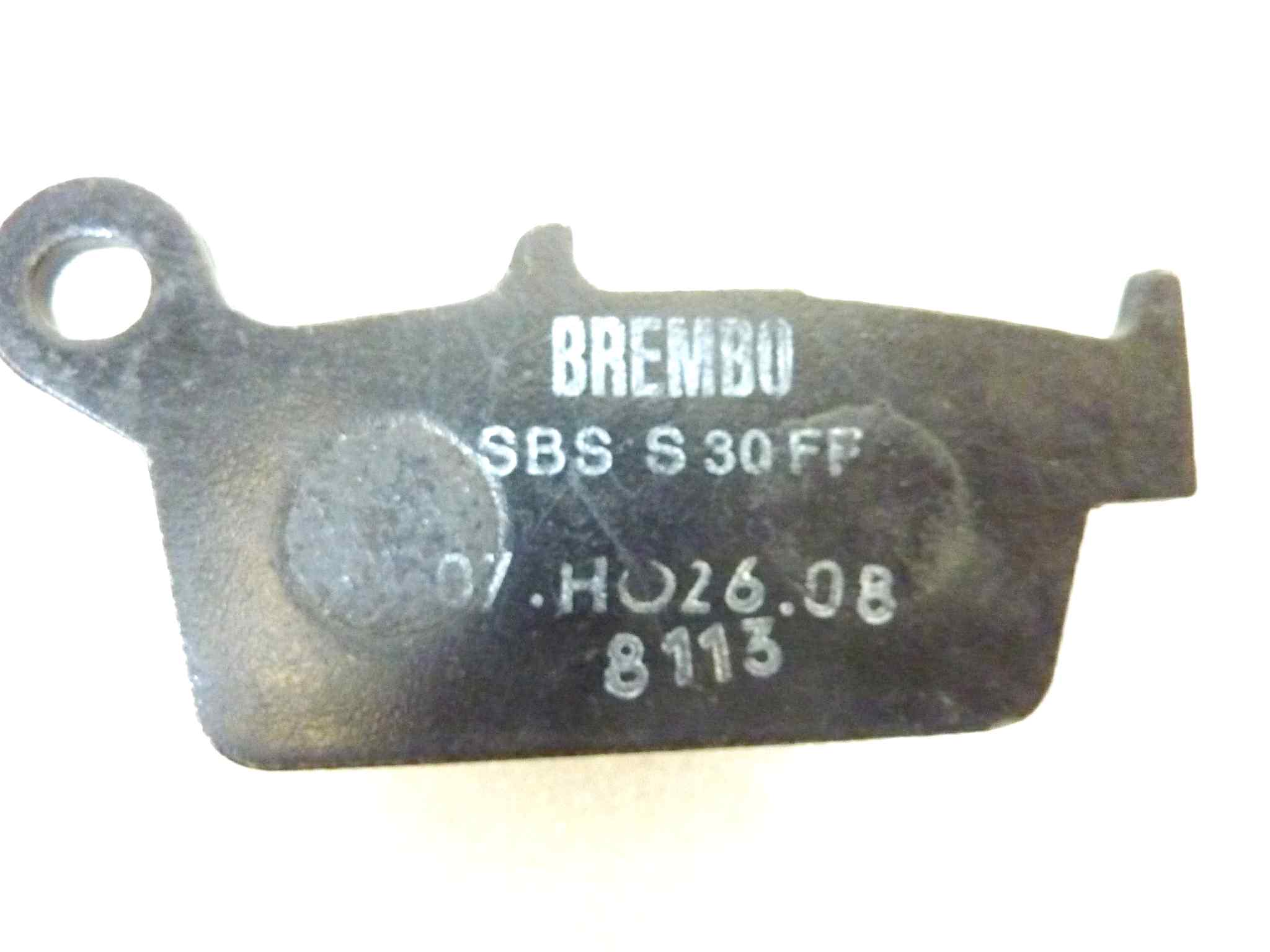 Pastiglie freno Brembo SBS S 30 FF 07 H026 08 8113 NUOVO fondo di magazzino, LEGGI DESCRIZIONE - immagine 6