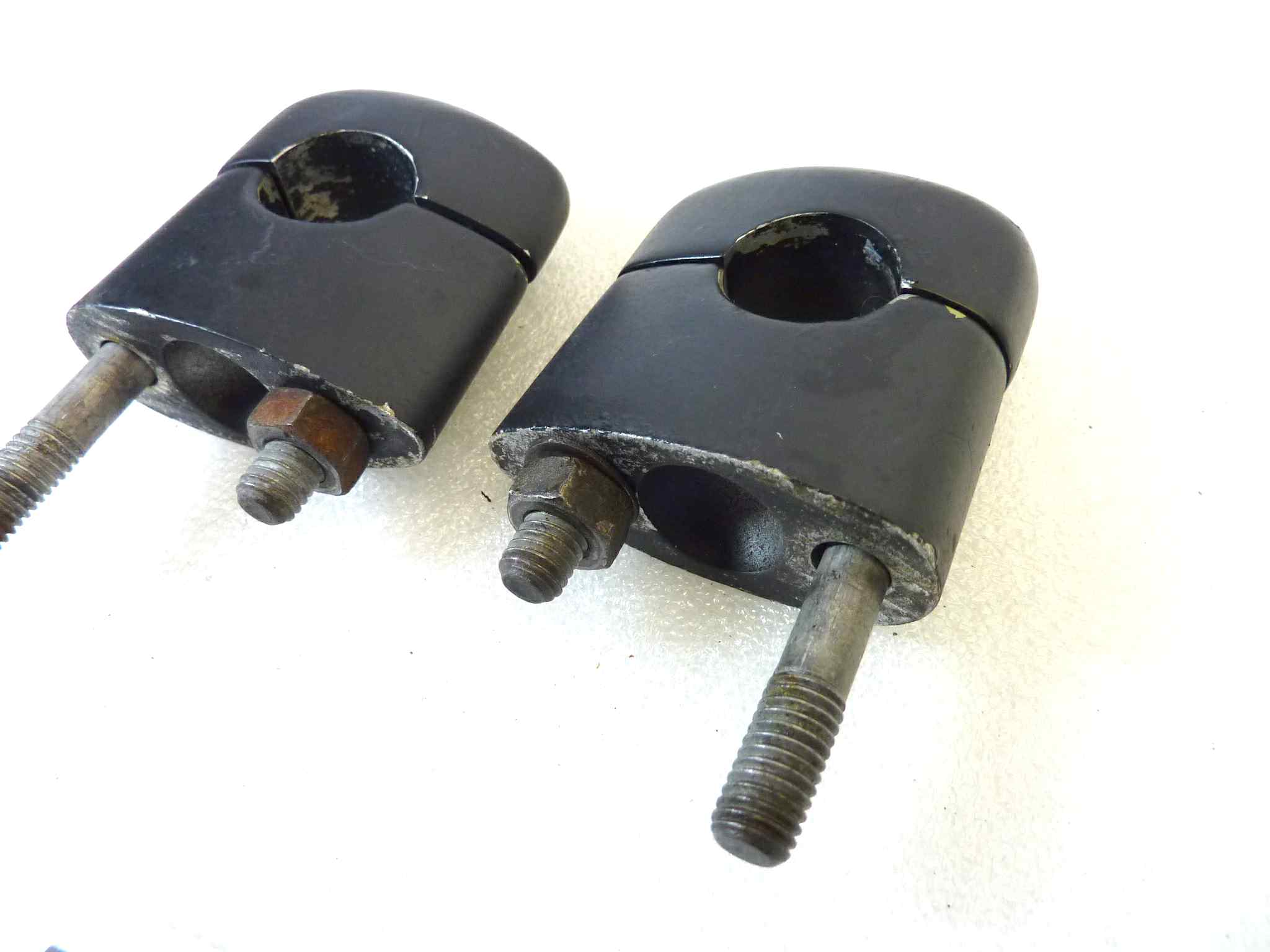 Riser supporti manubrio cavallotti BMW R75 R80 R90 R100 - immagine 4