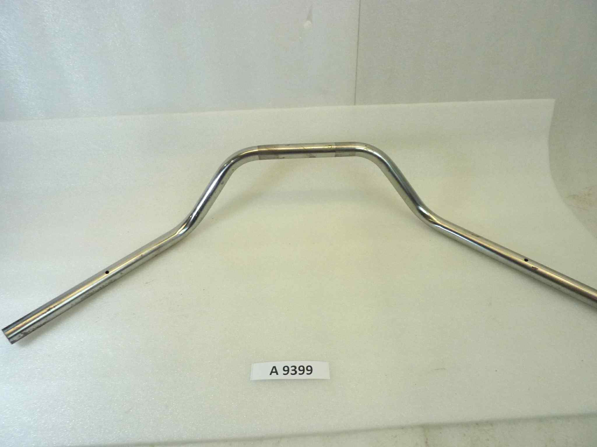 Manubrio moto epoca Cagiva Guzzi Gilera Bianchi Benelli diam 22 mm larghezza 76 cm altezza max 15 cm lungh centrale 20 NUOVO fondo di magazzino, LEGGI DESCRIZIONE - immagine 5