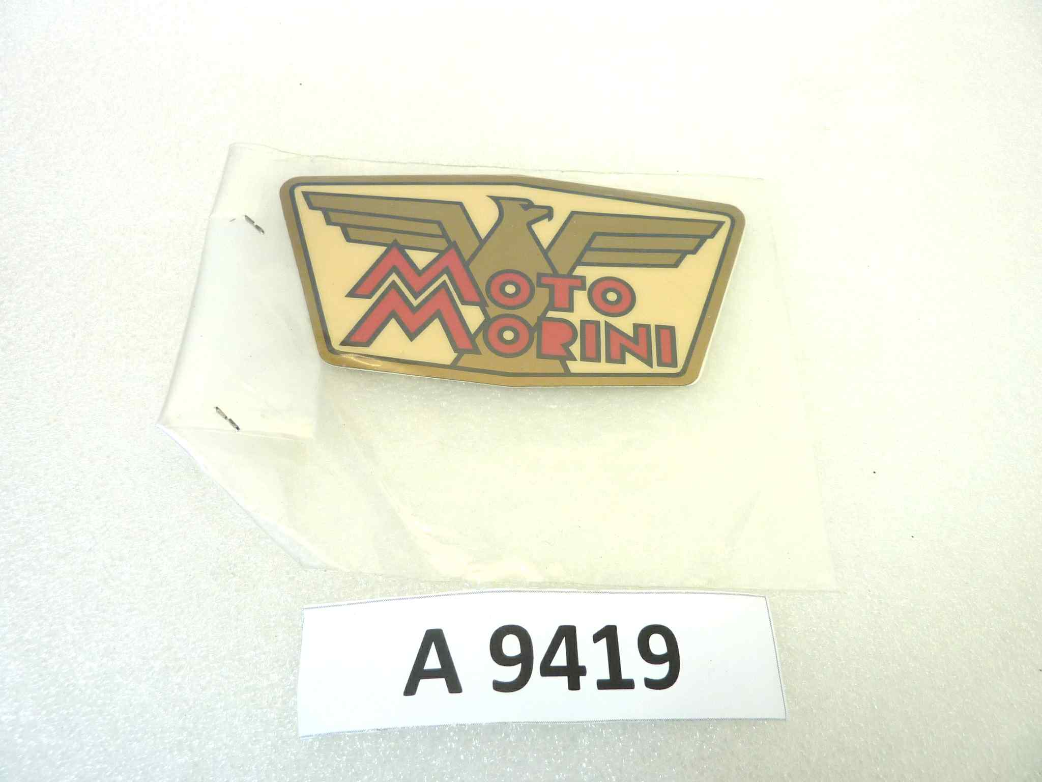 Coppia adesivi serbatoio Moto Morini Corsarino 48 resinati originale no replica NUOVO fondo di magazzino, LEGGI DESCRIZIONE