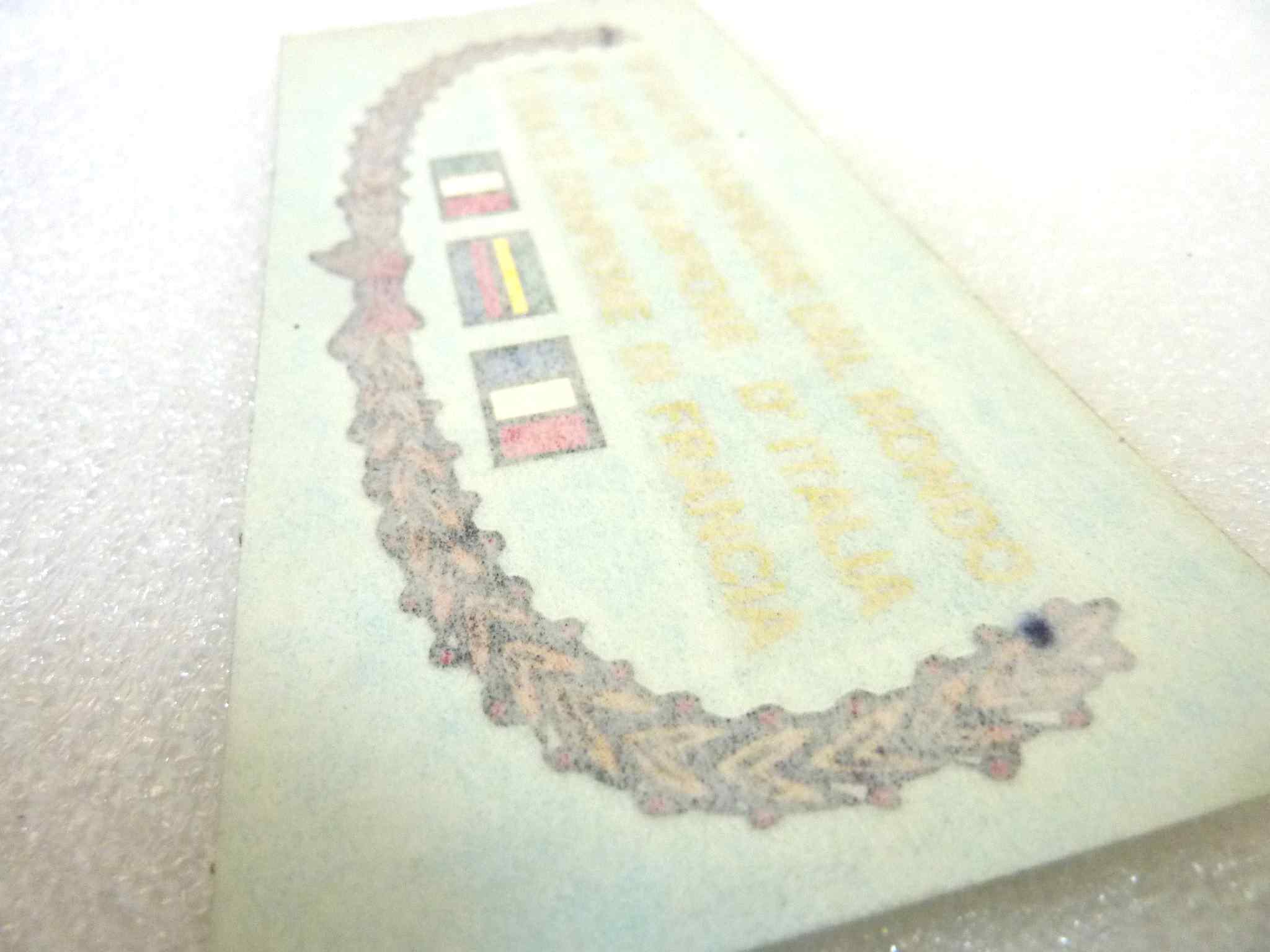 decalcomania Mondial 50 volte campione d'italia - 10 volte campione del mondo - 15 volte campione di francia 125 x 67 mm originale no replica NUOVO fondo di magazzino, LEGGI DESCRIZIONE - immagine 4