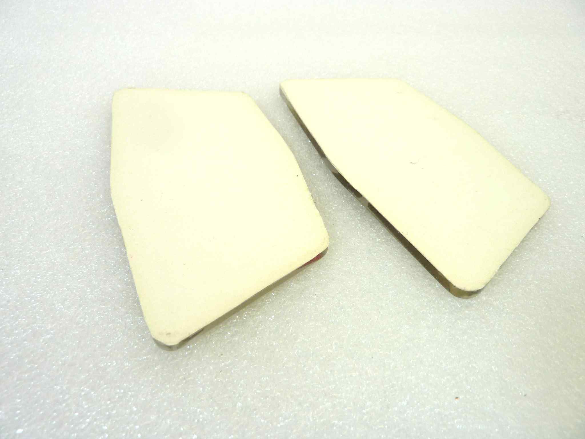 Coppia targa adesiva Moto Morini spessore 4 mm - larghezza max 11 cm x alt max 5,8 cm originale no replica NUOVO fondo di magazzino, LEGGI DESCRIZIONE - immagine 6