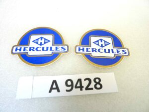 Adesivo adesivi logo moto Hercules originale no replica NUOVO fondo di magazzino, LEGGI DESCRIZIONE