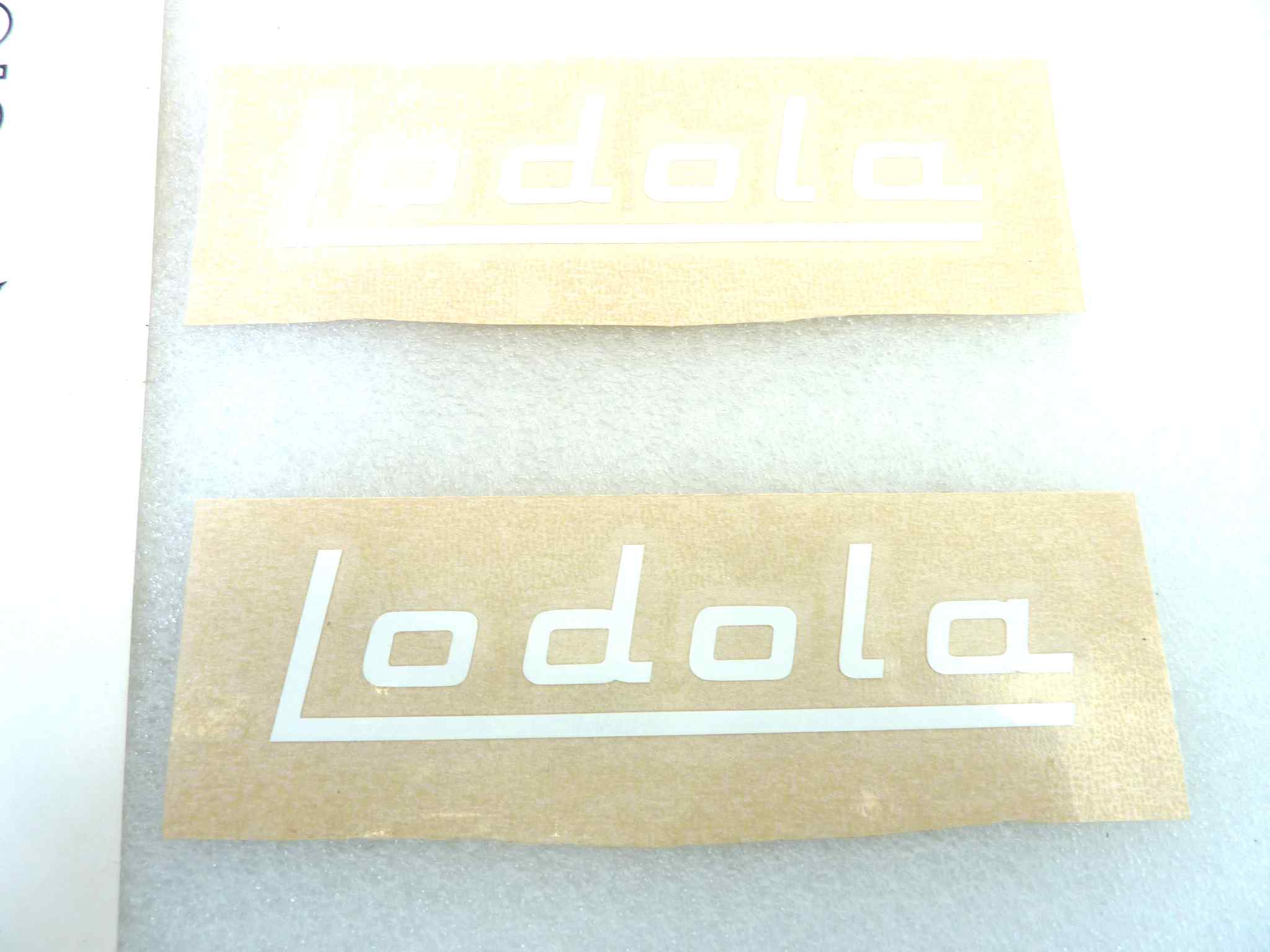 Kit adesivi decalcomanie Guzzi Lodola logo fregi originale no replica NUOVO fondo di magazzino, LEGGI DESCRIZIONE - immagine 3