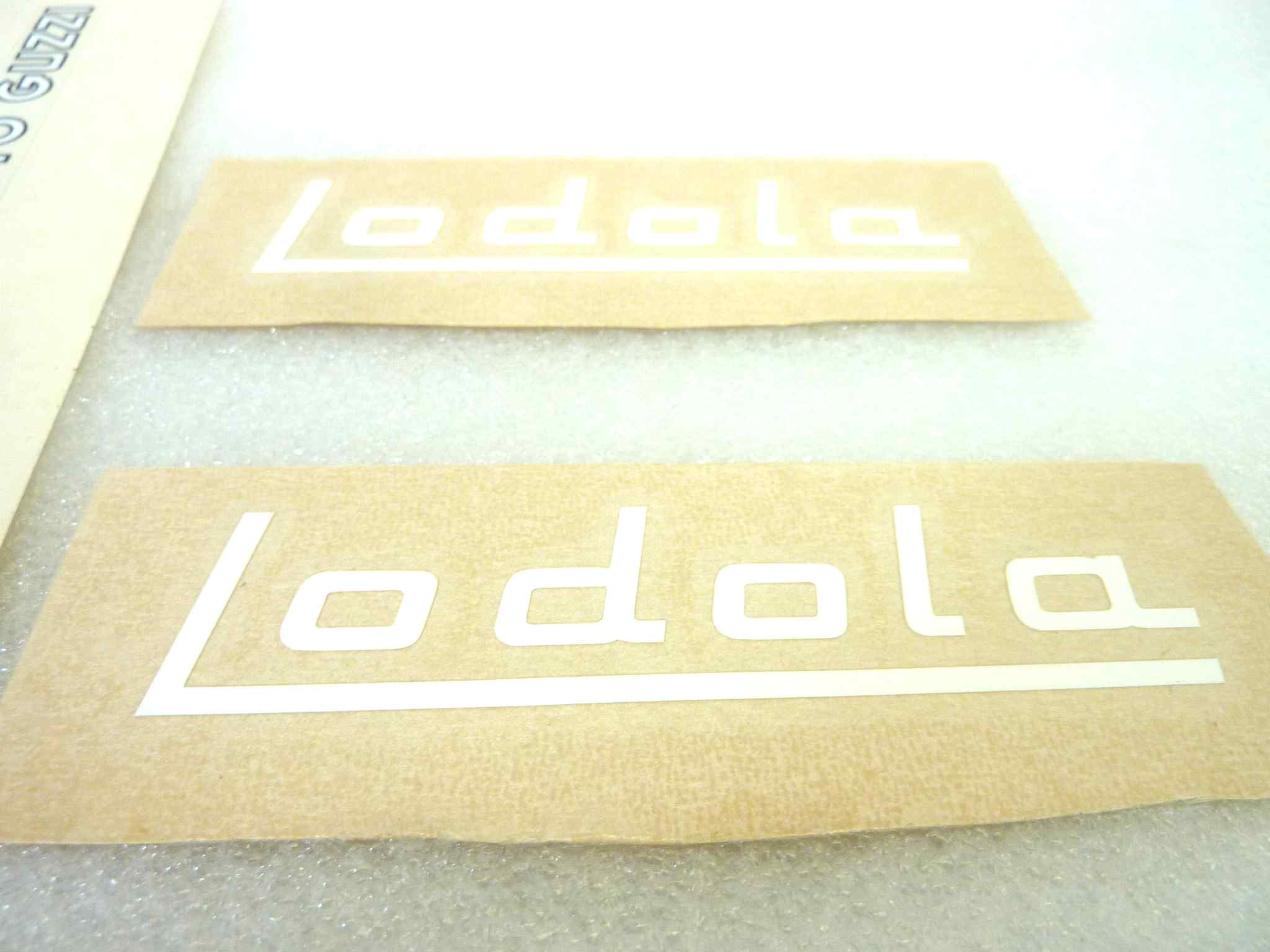 Kit adesivi decalcomanie Guzzi Lodola logo fregi originale no replica NUOVO fondo di magazzino, LEGGI DESCRIZIONE - immagine 4