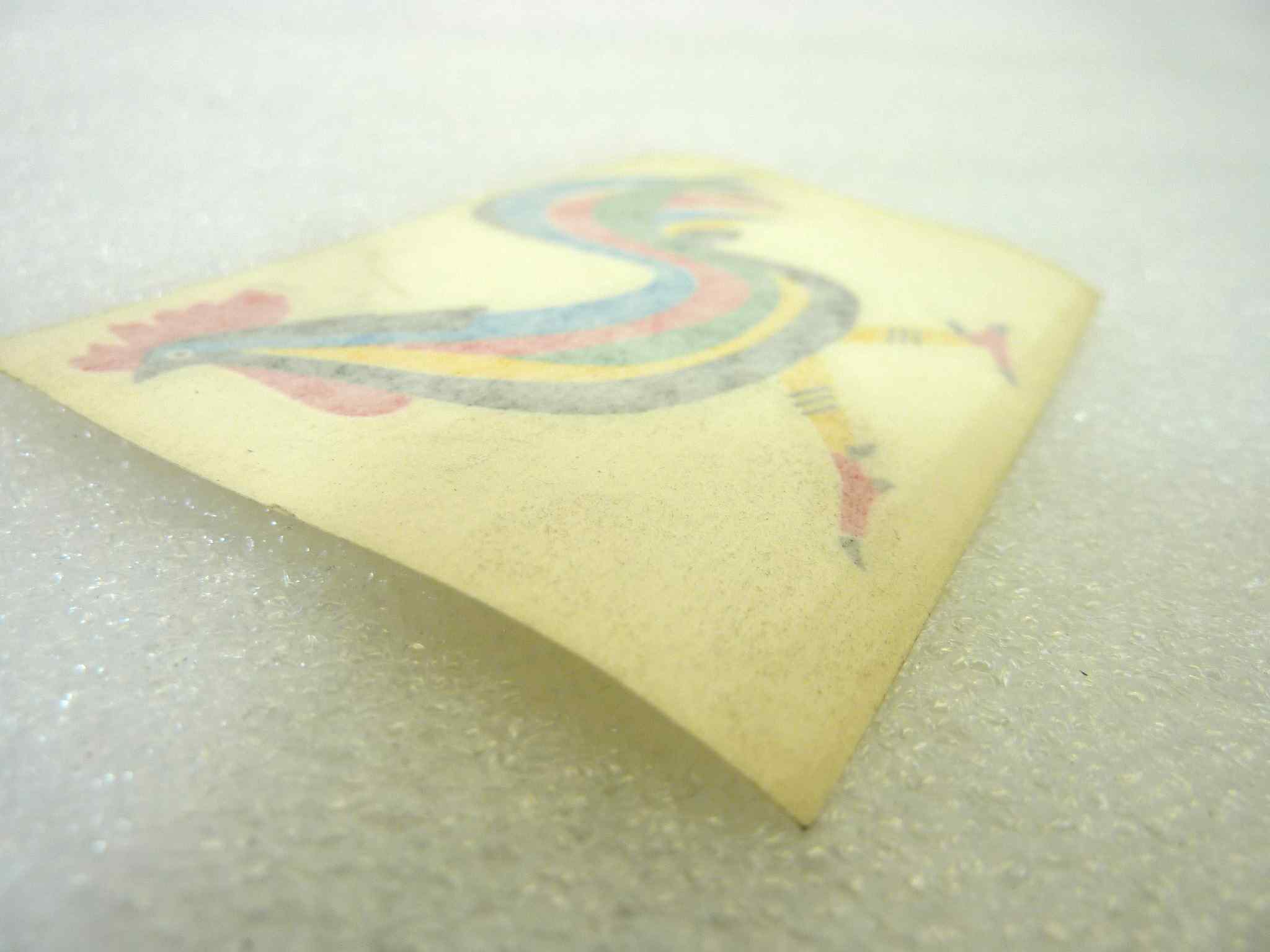 Adesivo decalcomania Guzzi Galletto logo scudo originale no replica NUOVO fondo di magazzino, LEGGI DESCRIZIONE - immagine 3