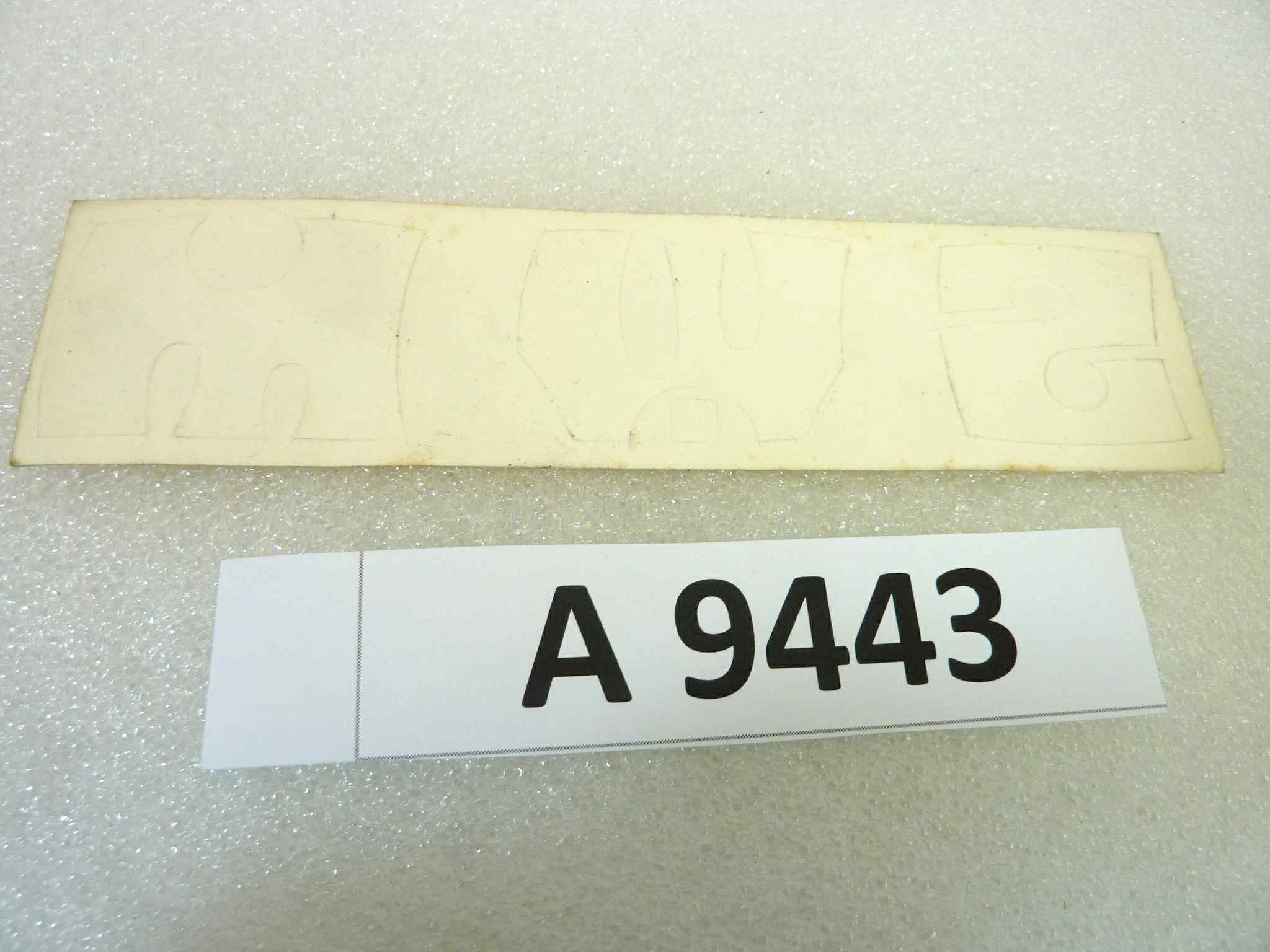 Adesivi decalcomania scritta SWM bianca 140 x 30 mm originale no replica NUOVO fondo di magazzino, LEGGI DESCRIZIONE