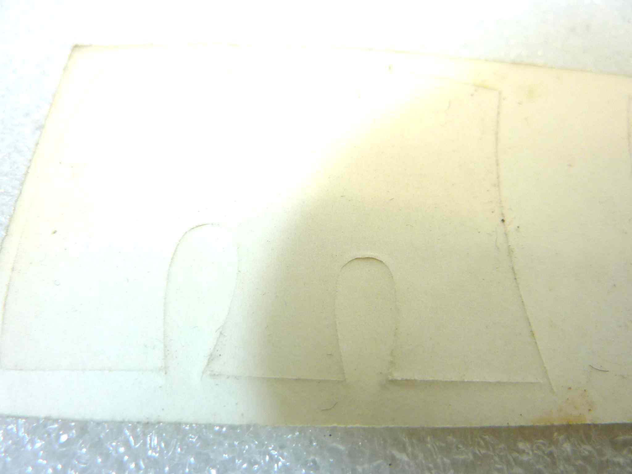 Adesivi decalcomania scritta SWM bianca 140 x 30 mm originale no replica NUOVO fondo di magazzino, LEGGI DESCRIZIONE - immagine 4