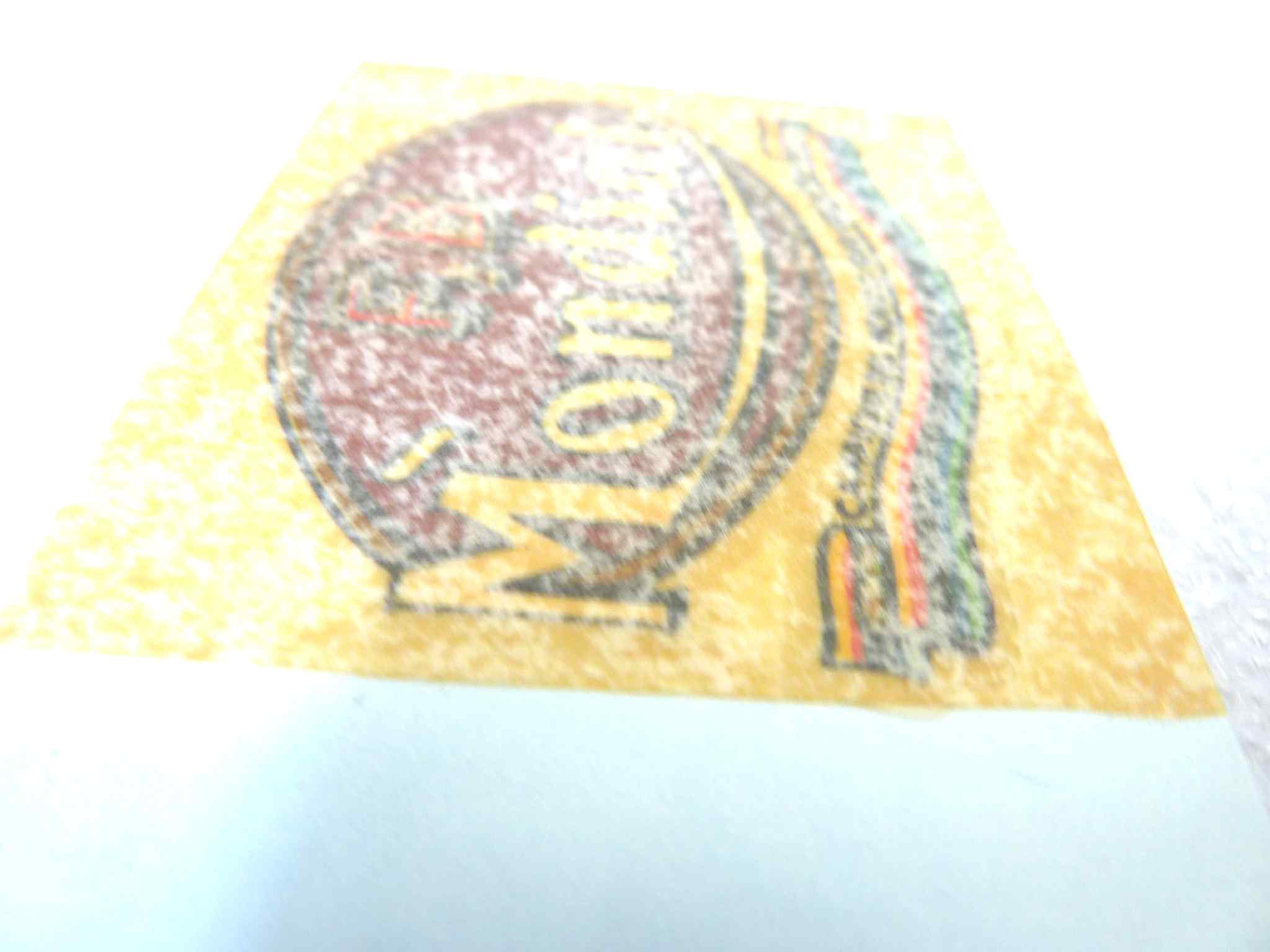 Coppia decalcomanie Mondial campione del mondo 1949 - 50 51 originale no replica NUOVO fondo di magazzino, LEGGI DESCRIZIONE - immagine 5