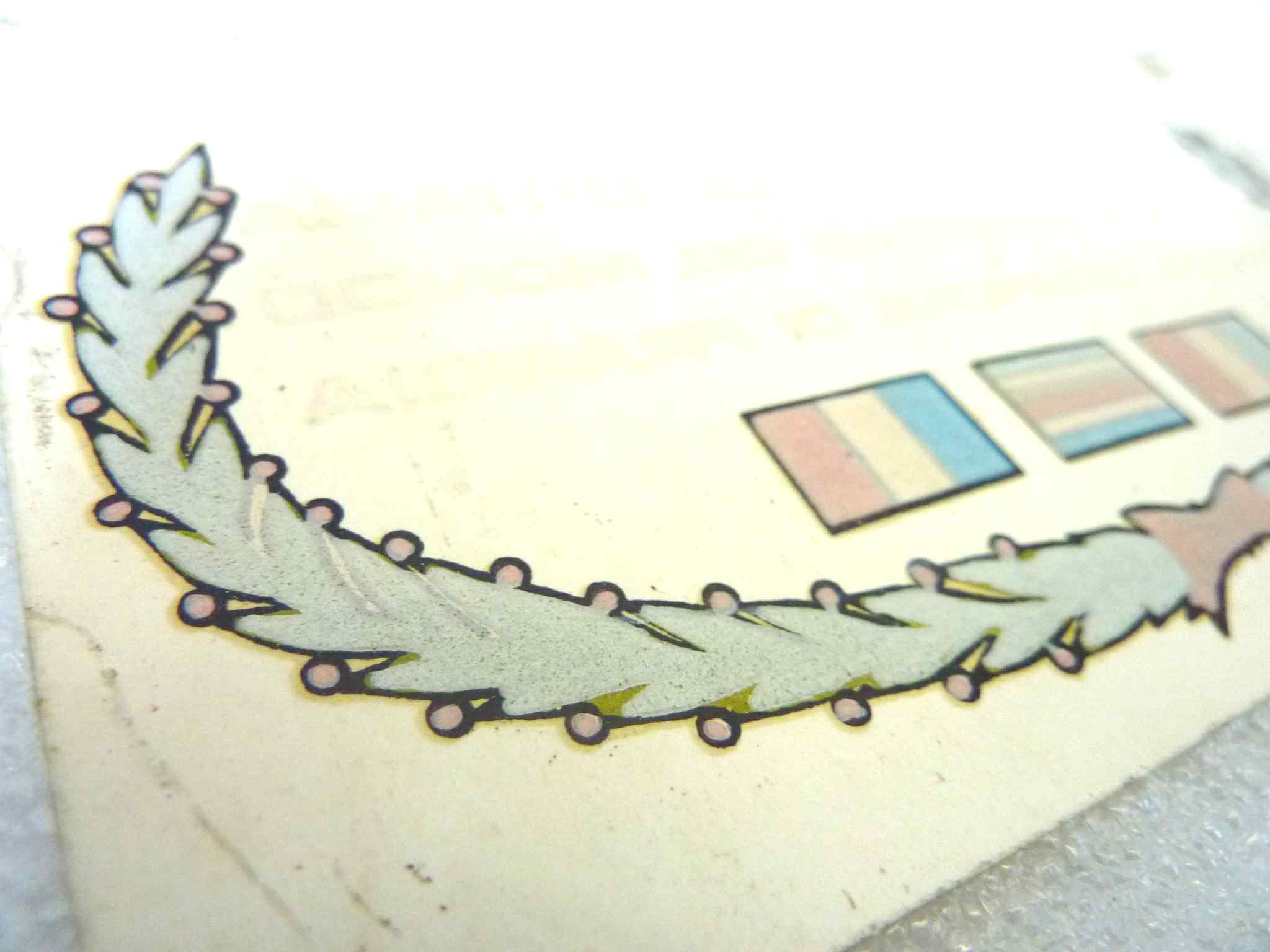 Adesivo Mondial 50 volte campione d'italia - 10 volte campione del mondo - 15 volte campione di francia 125 x 67 mm originale no replica NUOVO fondo di magazzino, LEGGI DESCRIZIONE - immagine 3