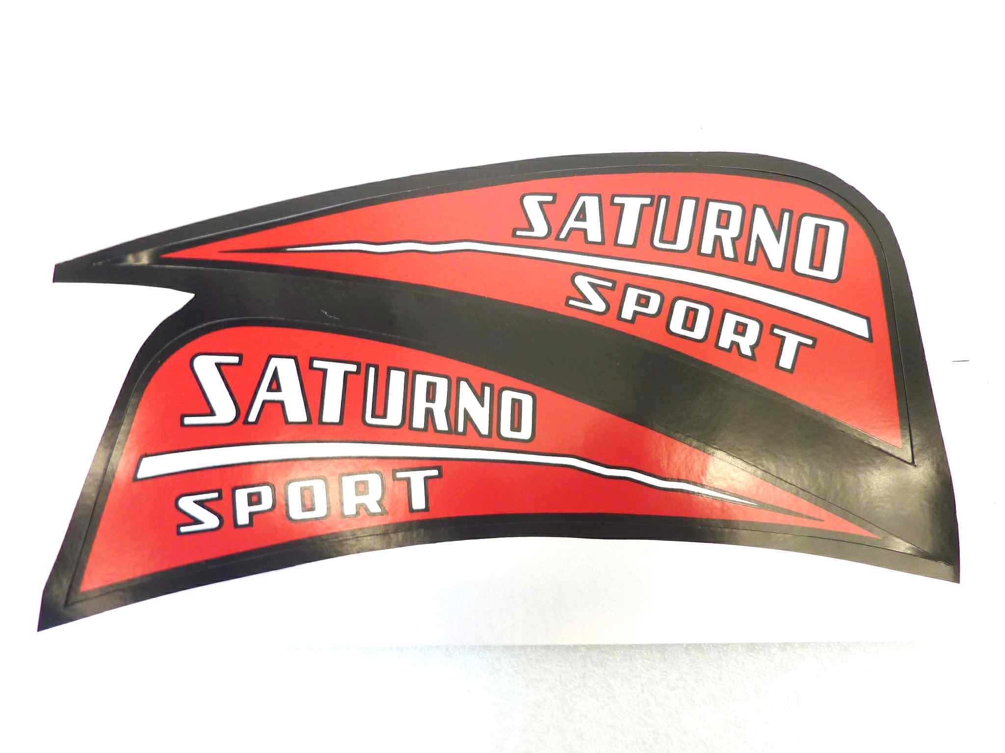 Coppia adesivi frangivento Gilera Saturno Sport originale no replica NUOVO fondo di magazzino, LEGGI DESCRIZIONE - immagine 2