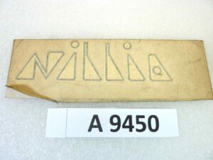 Decalcomania adesivo guzzi Nibbio 170 x 55 mm originale no replica NUOVO fondo di magazzino, LEGGI DESCRIZIONE