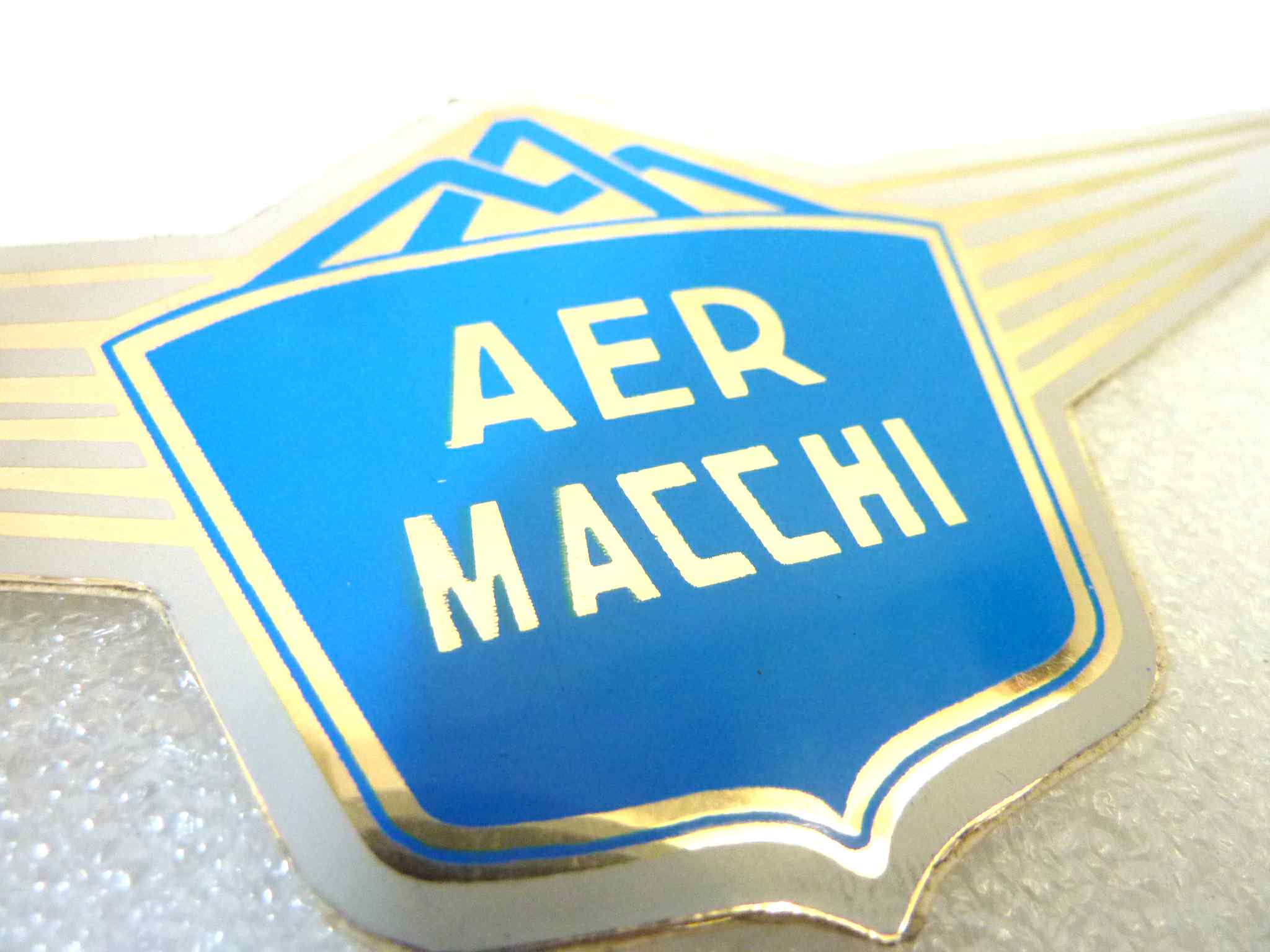Adesivo Aermacchi logo 155 x 53 mm originale no replica NUOVO fondo di magazzino, LEGGI DESCRIZIONE - immagine 3