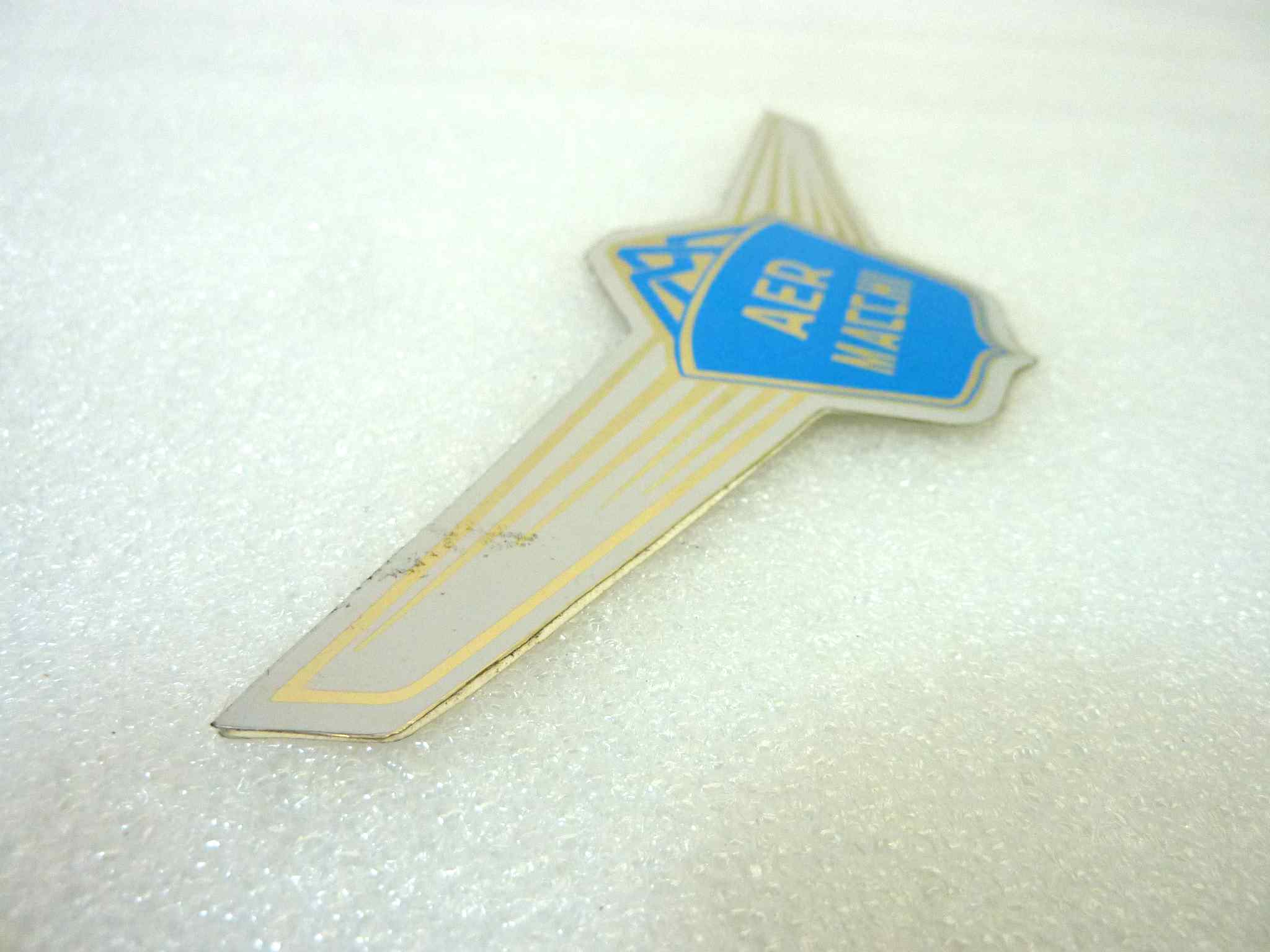 Adesivo Aermacchi logo 155 x 53 mm originale no replica NUOVO fondo di magazzino, LEGGI DESCRIZIONE - immagine 4
