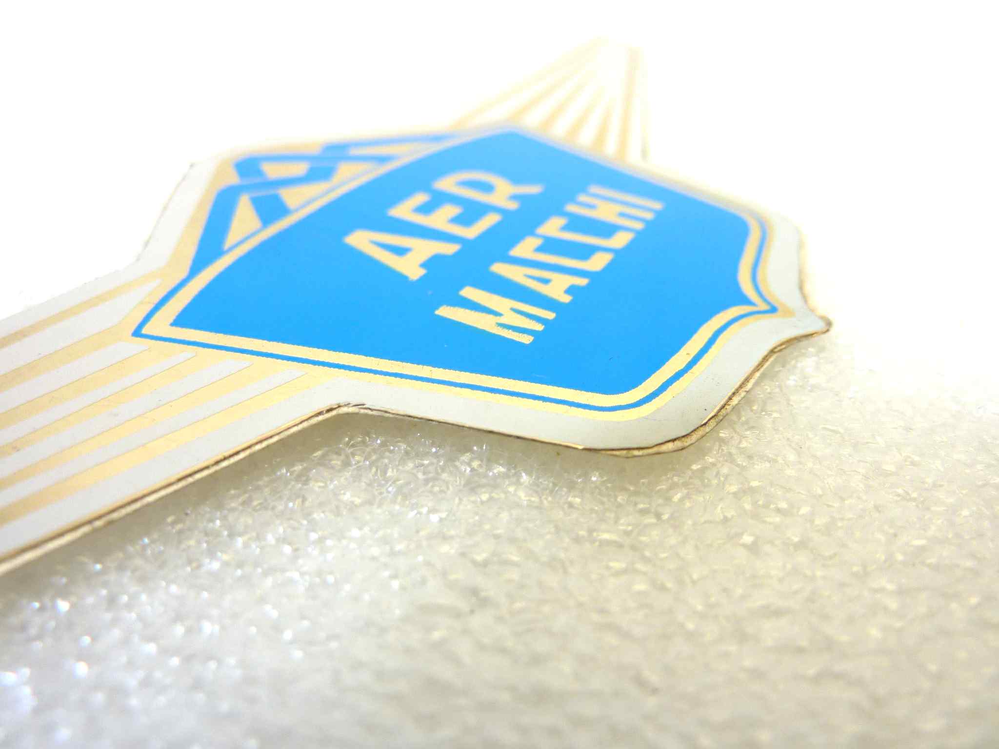 Adesivo Aermacchi logo 155 x 53 mm originale no replica NUOVO fondo di magazzino, LEGGI DESCRIZIONE - immagine 5