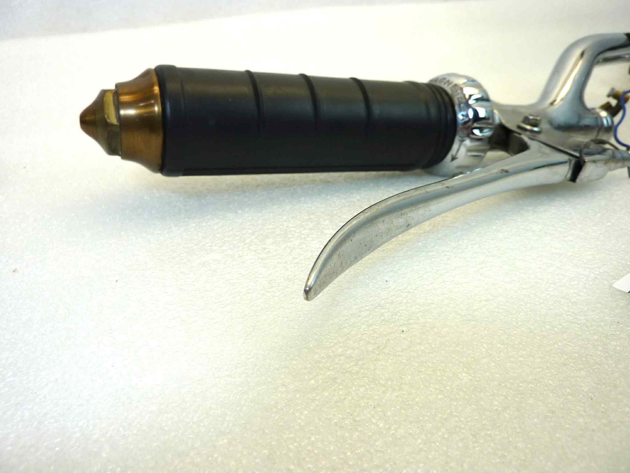 Manubrio moto epoca Zuccotti diametro 21,5 mm con clacson devio luci comando aria, anticipo, comando gas ruota in senso antiorario e manopola sinistra rota in senso opposto, peso 2,6 kg NUOVO fondo di magazzino, vedi foto, LEGGI DESCRIZIONE - immagine 15