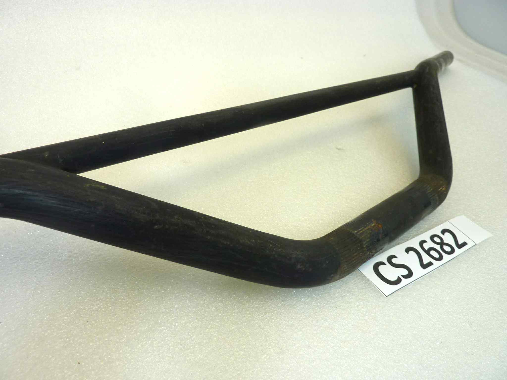 Manubrio enduro epoca Cagiva Guzzi Gilera diametro 22 mm lunghezza 82 cm altezza 11 cm larghezza centrale 12 cm - immagine 3
