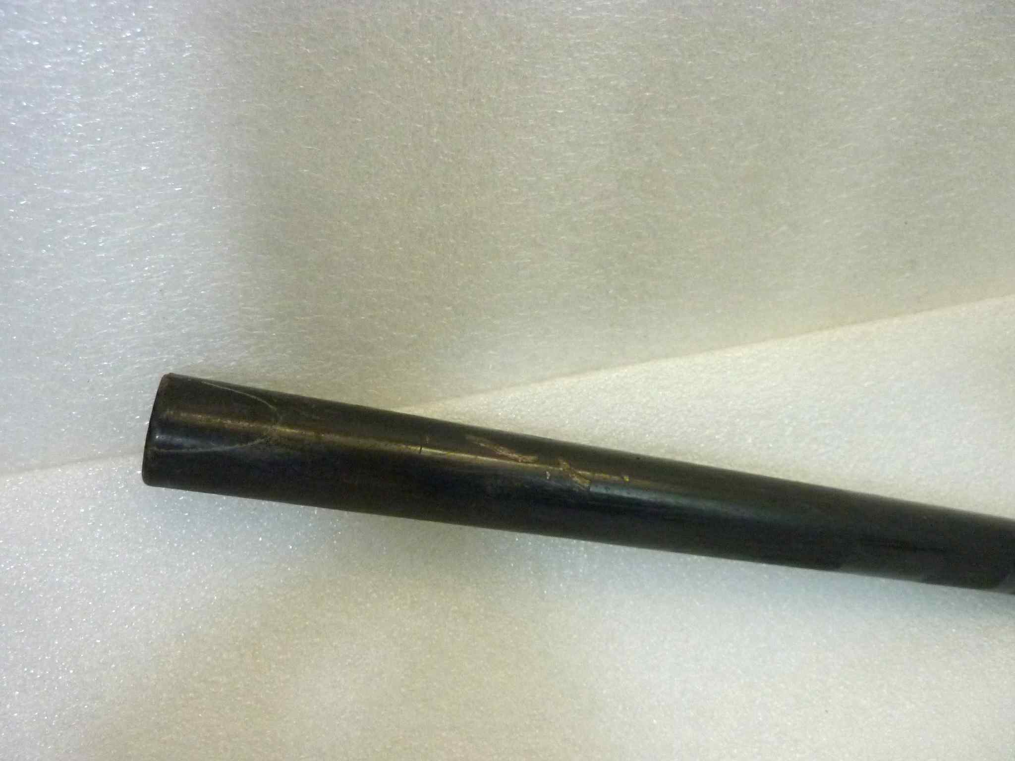 Manubrio enduro epoca Cagiva Guzzi Gilera diametro 22 mm lunghezza 82 cm altezza 11 cm larghezza centrale 12 cm - immagine 7