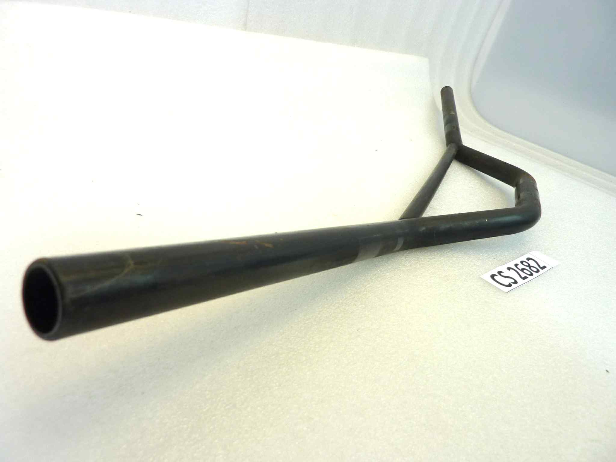 Manubrio enduro epoca Cagiva Guzzi Gilera diametro 22 mm lunghezza 82 cm altezza 11 cm larghezza centrale 12 cm - immagine 9