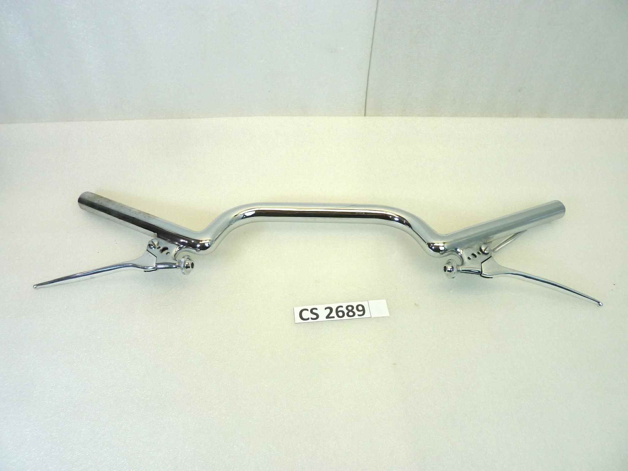 Manubrio sport epoca Guzzi Bianchi MvAgusta Gilera Benelli diam 26 cm lungh semimanubrio 21 cm larghezza central e20 cm NUOVO fondo di magazzino, vedi foto, LEGGI DESCRIZIONE
