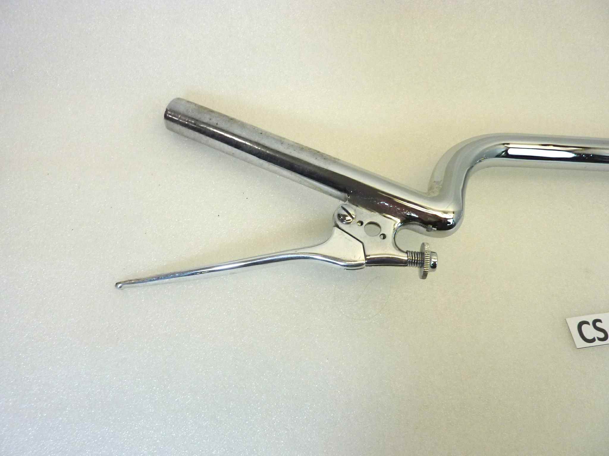 Manubrio sport epoca Guzzi Bianchi MvAgusta Gilera Benelli diam 26 cm lungh semimanubrio 21 cm larghezza central e20 cm NUOVO fondo di magazzino, vedi foto, LEGGI DESCRIZIONE - immagine 2