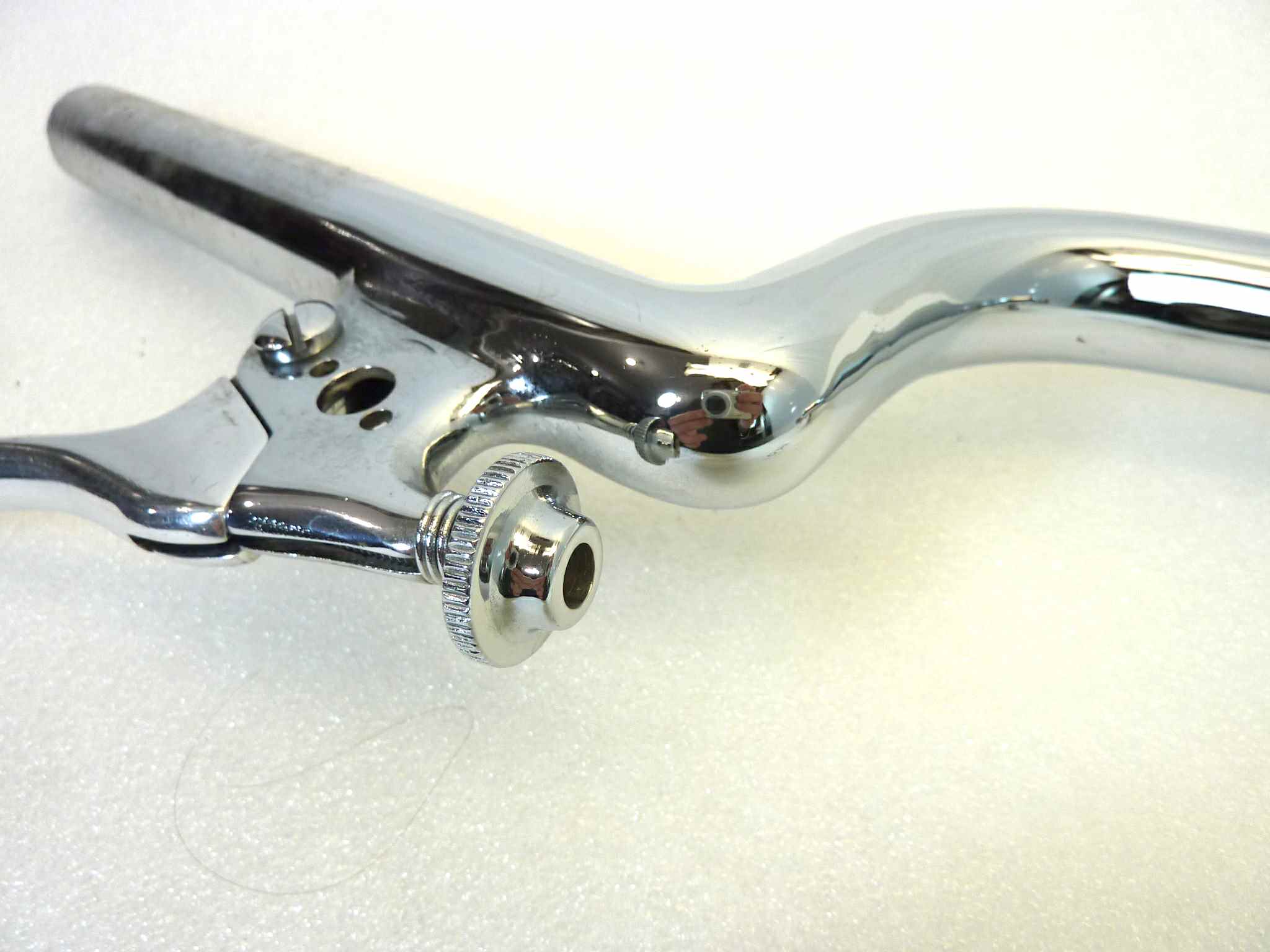 Manubrio sport epoca Guzzi Bianchi MvAgusta Gilera Benelli diam 26 cm lungh semimanubrio 21 cm larghezza central e20 cm NUOVO fondo di magazzino, vedi foto, LEGGI DESCRIZIONE - immagine 5